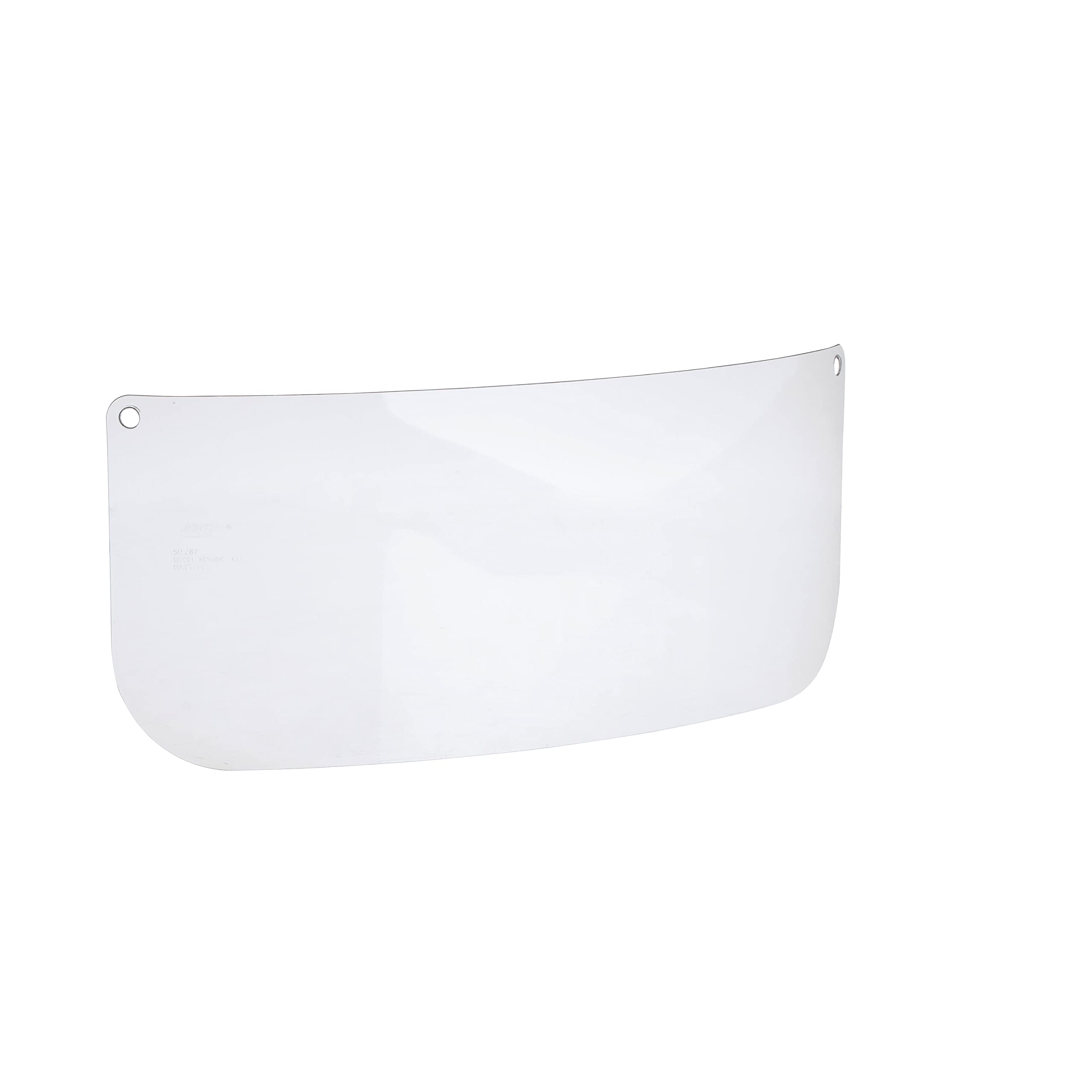 Jackson Safety C10 Bump Cap Faceshield - Clear PETG Unbound Window (Case of 36) - 28963 - Ideal for Construction, Manufacturing & Industrial Safety Protection