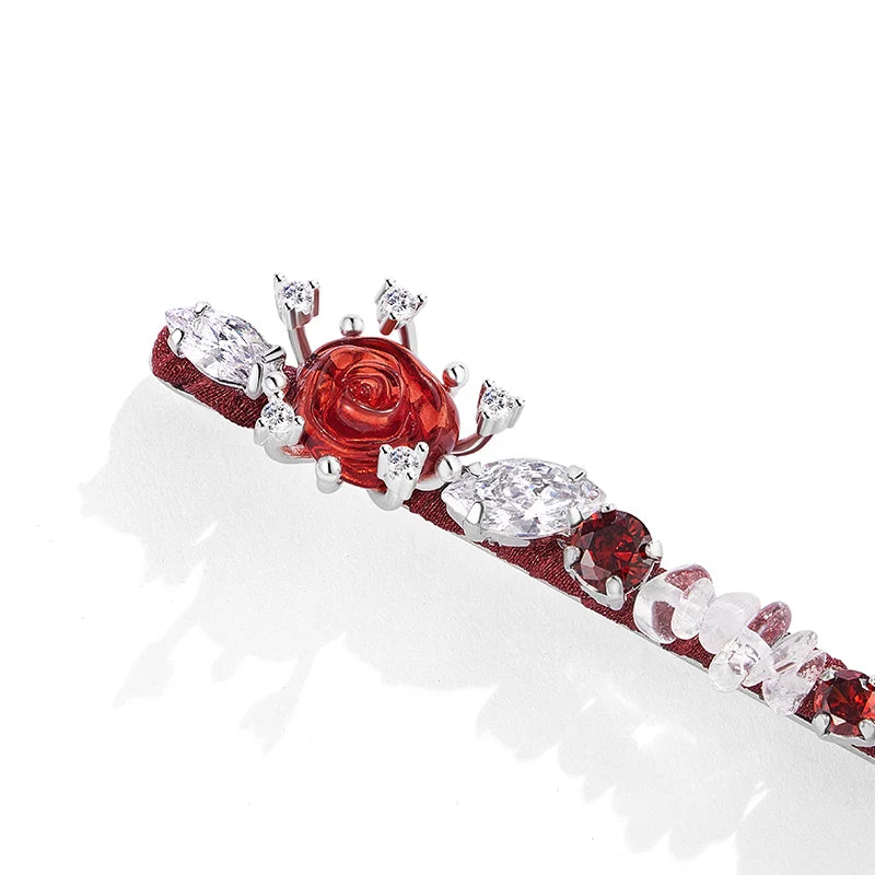 Elegant Rose Bobby Pins for Women - Hair Clips with Floral Design for Wedding, Prom, and Everyday Use