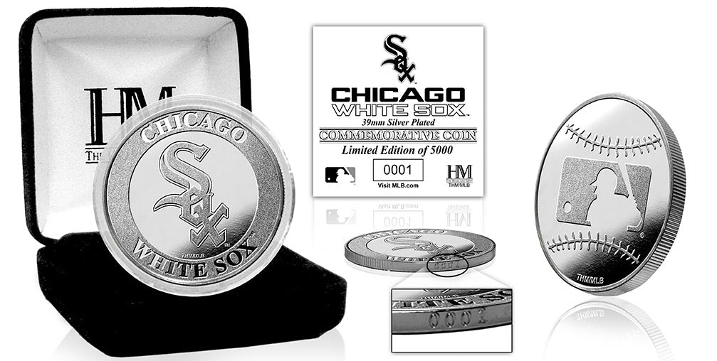 Chicago White Sox Commemorative Silver Coin - Limited Edition Collectible for Baseball Fans & Sports Memorabilia Enthusiasts | Perfect for Gifts, Display, and Investment