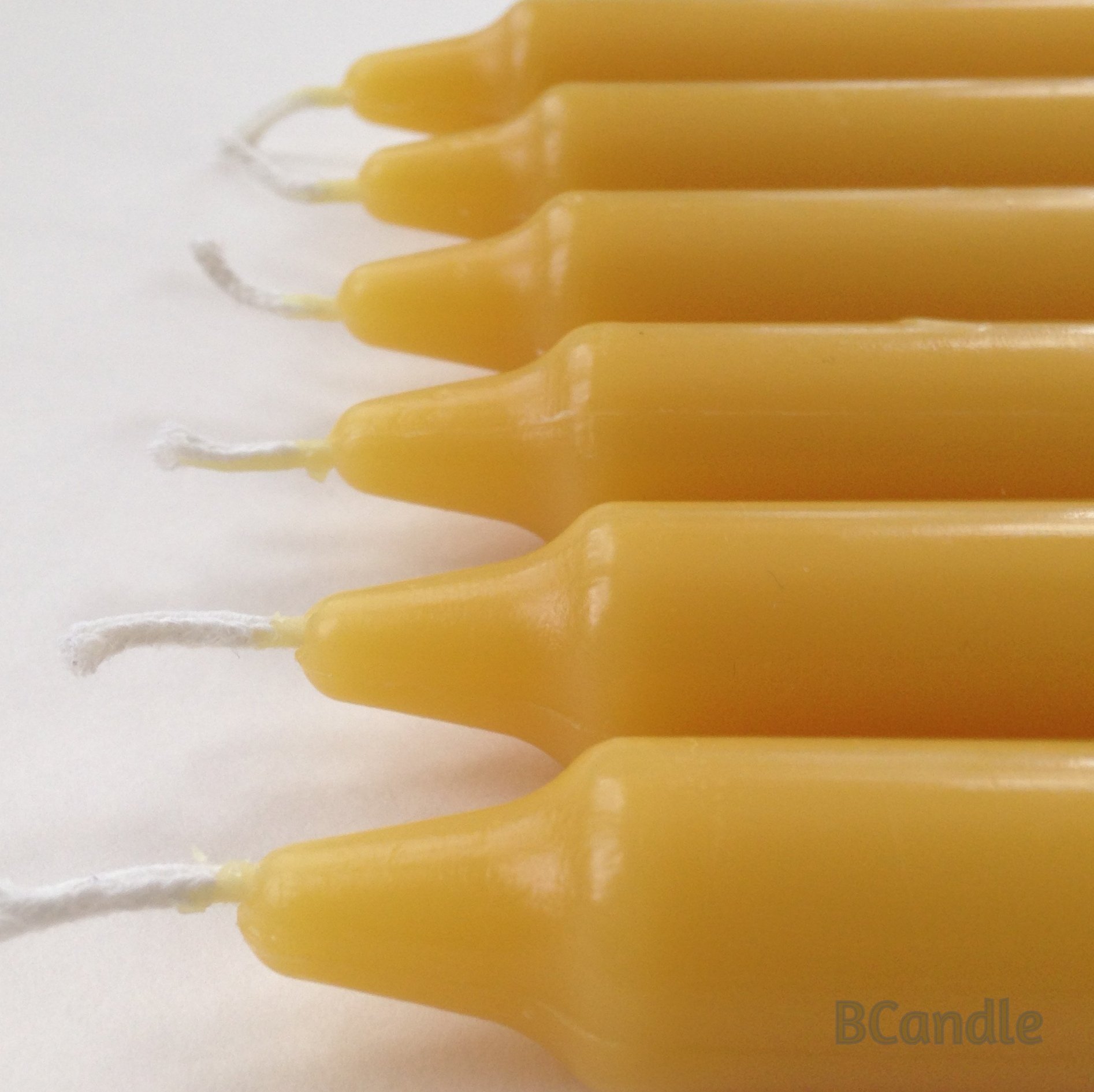 100% Pure Organic Beeswax Candles Handmade - 11 Inch Tall, 5/8 Inch Thick for Home Decor, Aromatherapy, Meditation & Romantic Ambiance