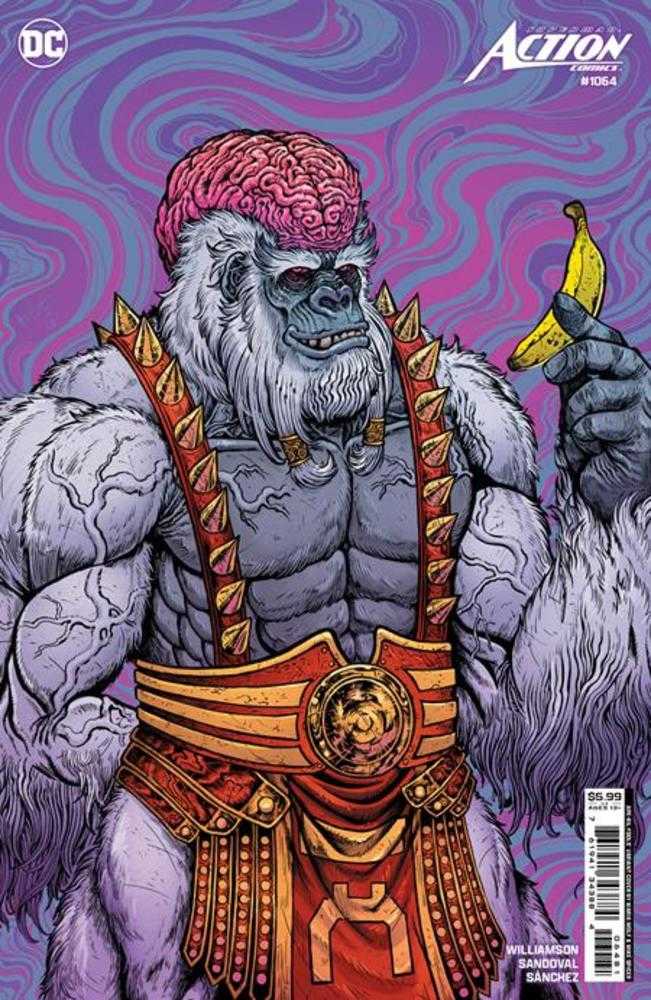 Action Comics #1064 Cover E Maria Wolf April Fools Ultra Humanite Variant - Premium Card Stock Collectible Comic Book for DC Fans & Collectors | Perfect for Display, Gifts, and Comic Book Collections