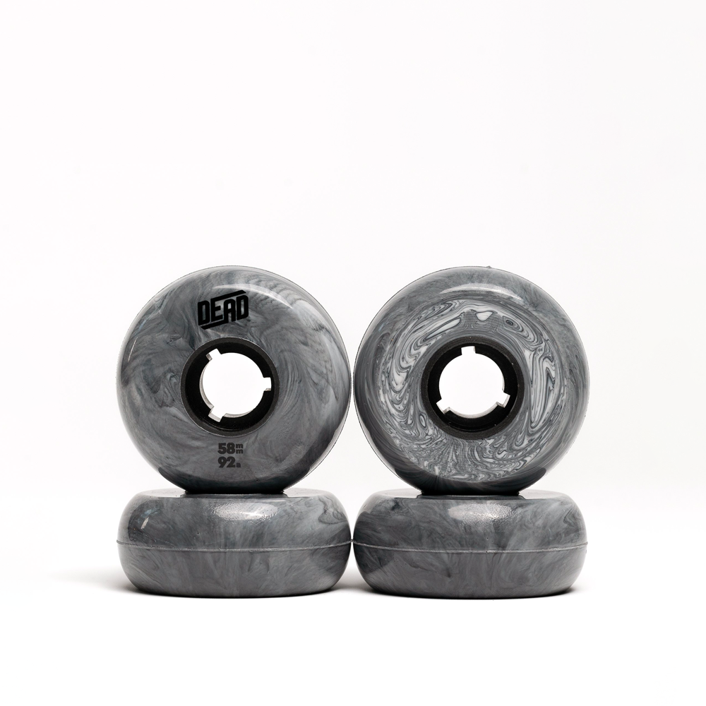 Premium 58mm/92a Hardness Skateboard Wheels (4 Pack) - Smooth Ride for Street & Park Skating