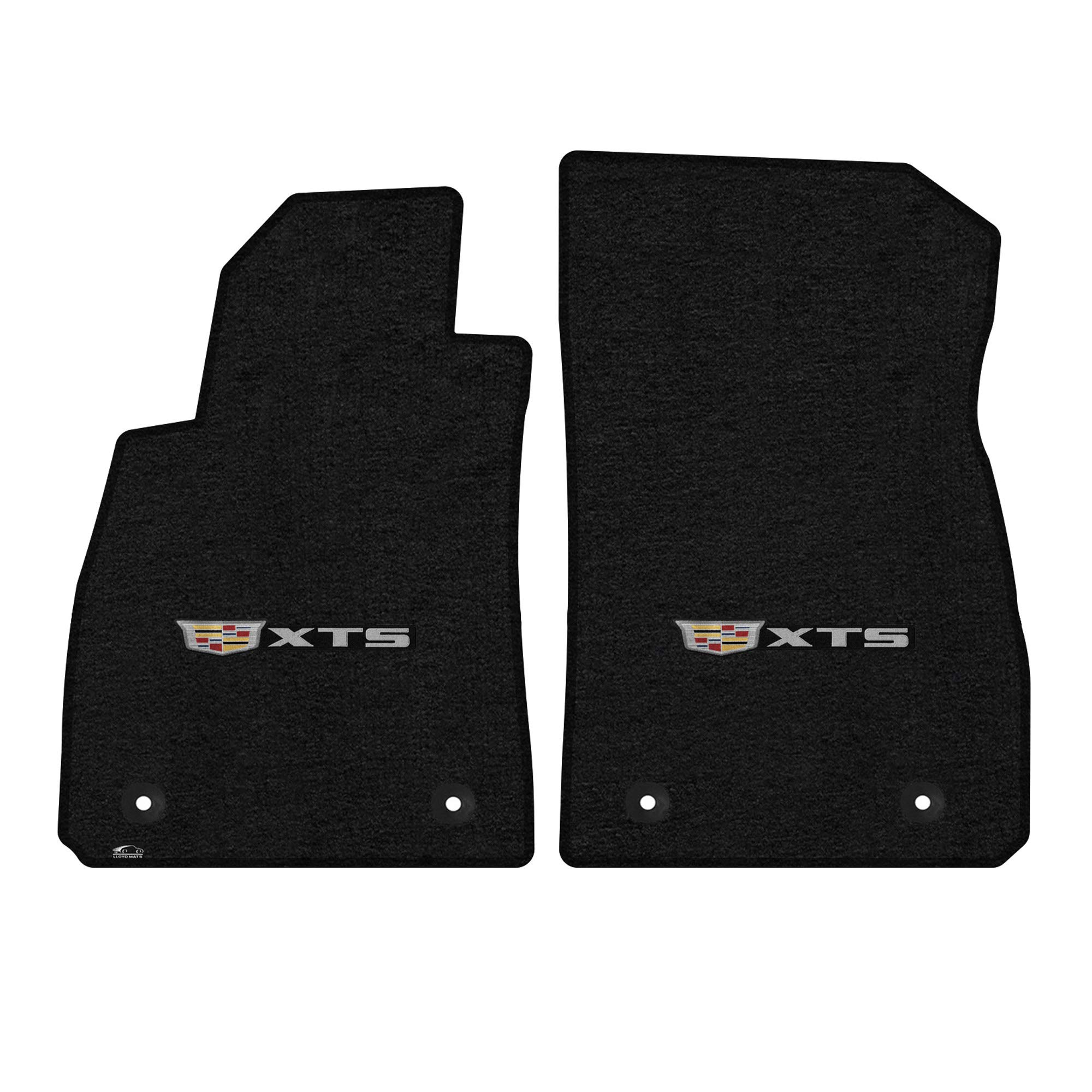 Premium Custom-Fit Carpet Floor Mats for Cadillac XTS 2017-2019 - Luxury Car Floor Liners with Centered Logo (2-Piece Set, Charcoal) | Perfect for All-Weather Protection & Enhanced Interior Style