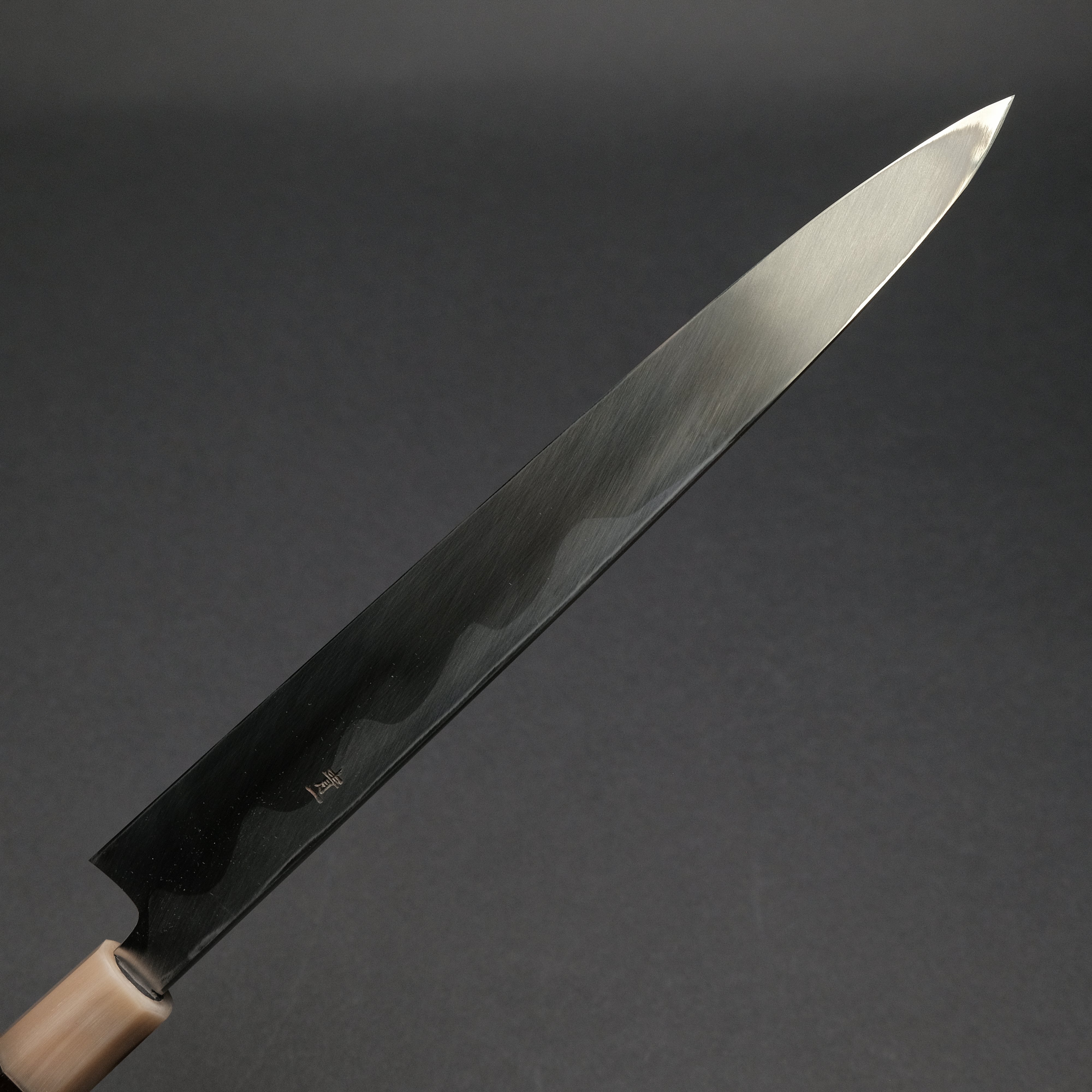 Premium Hitohira Tanaka Mosuke Blue #1 Yanagiba 270mm Japanese Sushi Knife with Ebony Wood Handle & Saya - Perfect for Sushi Chefs, Professional Kitchen Use, and Japanese Cuisine Preparation