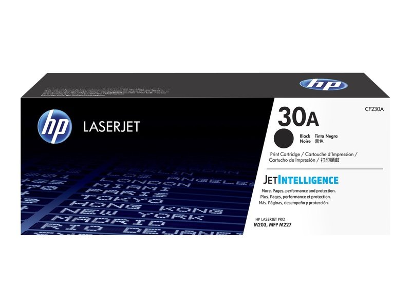 Original HP 30A Black Toner Cartridge - Compatible with HP M203/M227 Series Printers - High Yield Printing for Office & Home Use