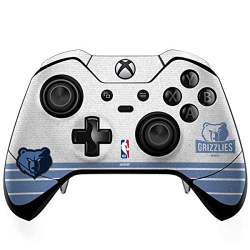 Official NBA Memphis Grizzlies Gaming Skin Decal for Xbox One Elite Controller - Custom Static Design Vinyl Wrap - Perfect for Gamers & Sports Fans - Enhance Your Gaming Setup with Team Spirit