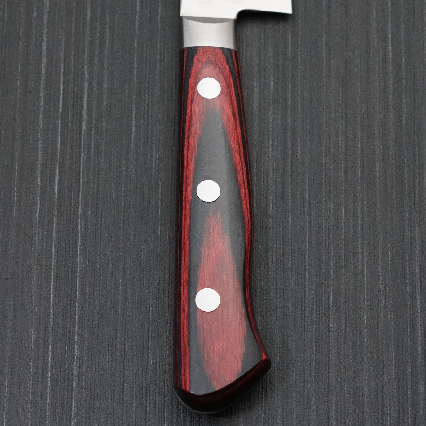 Premium Yoshimi Kato SG2 Hammered Petty Utility Knife 120mm - Japanese Stainless Steel Blade with Red Pakkawood Handle - Perfect for Slicing, Chopping & Precision Kitchen Tasks
