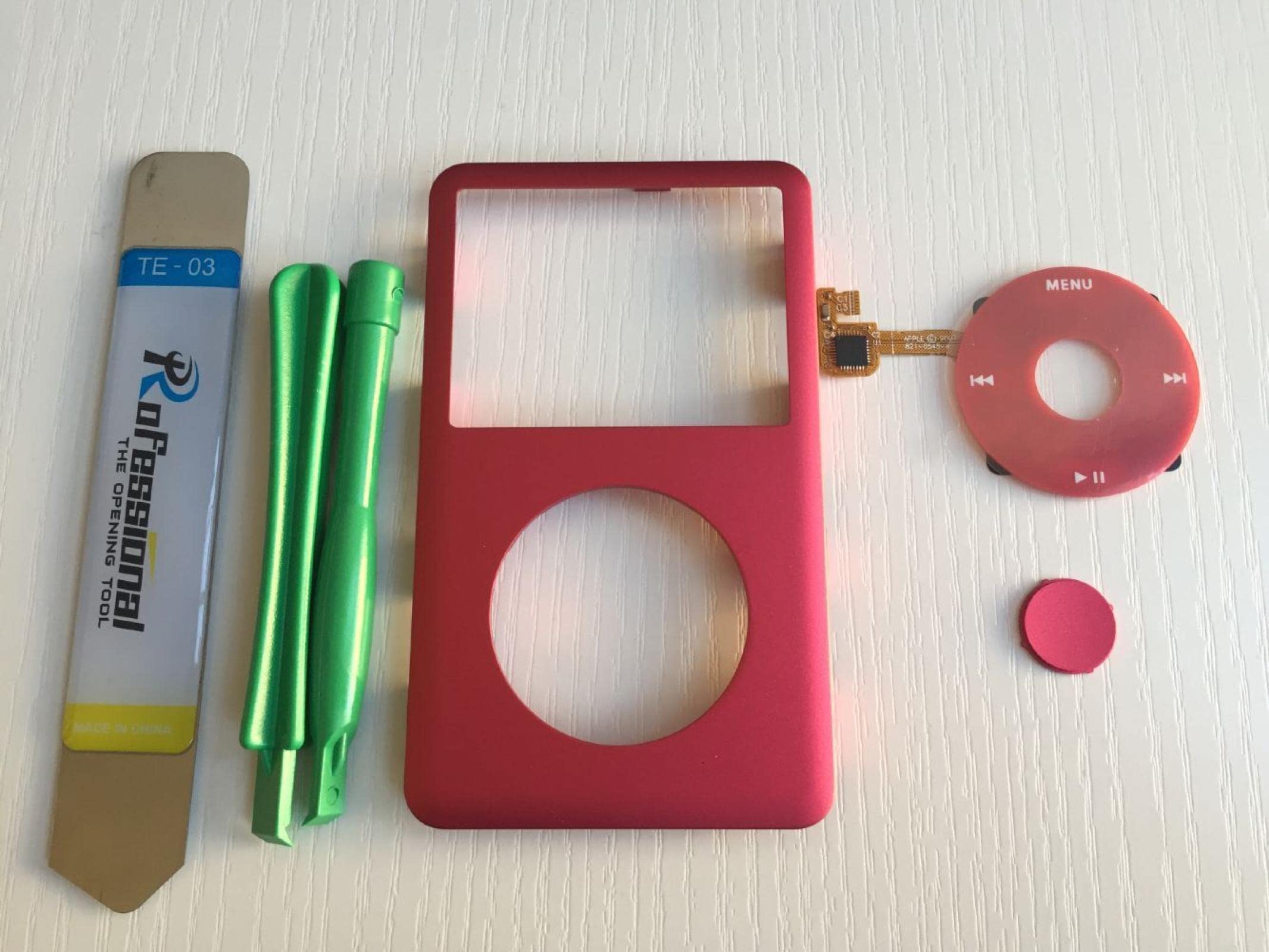 Original: NA New RED Replacement Front FacePlate Housing Cover Case Panel + RED Clickwheel + RED Button for iPod Classic 6/7th Gen 80GB/120GB/160GB   Optimized: Red Replacement Front Faceplate Cover with Clickwheel & Button for iPod Classic 6th/7th Gen 80GB/120GB/160GB - Perfect for Repair & Customization