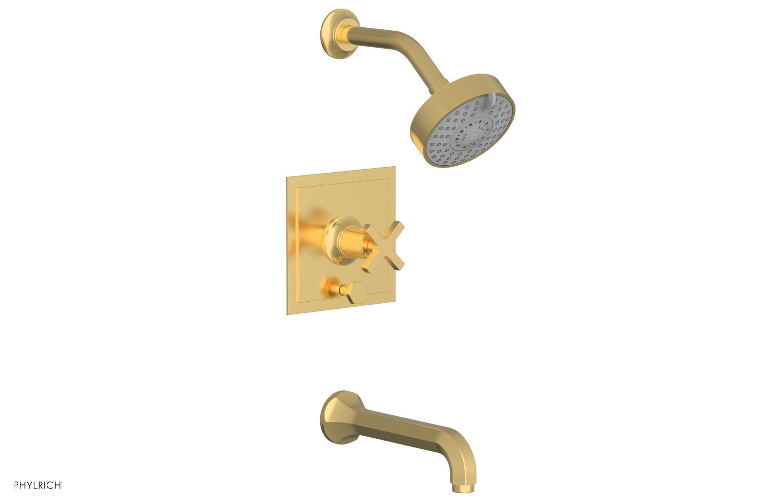 HEX MODERN Pressure Balance Tub and Shower Faucet Set 501 26 - Perfect for Modern Bathroom Renovation and Spa-Like Shower Experience