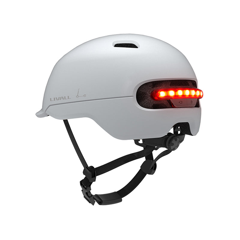 LIVALL C20 Smart Urban Helmet - Lightweight & Bluetooth Integrated Bike Helmet for Commuters & City Riders - Perfect for Cycling, Scooters & E-Bikes - White
