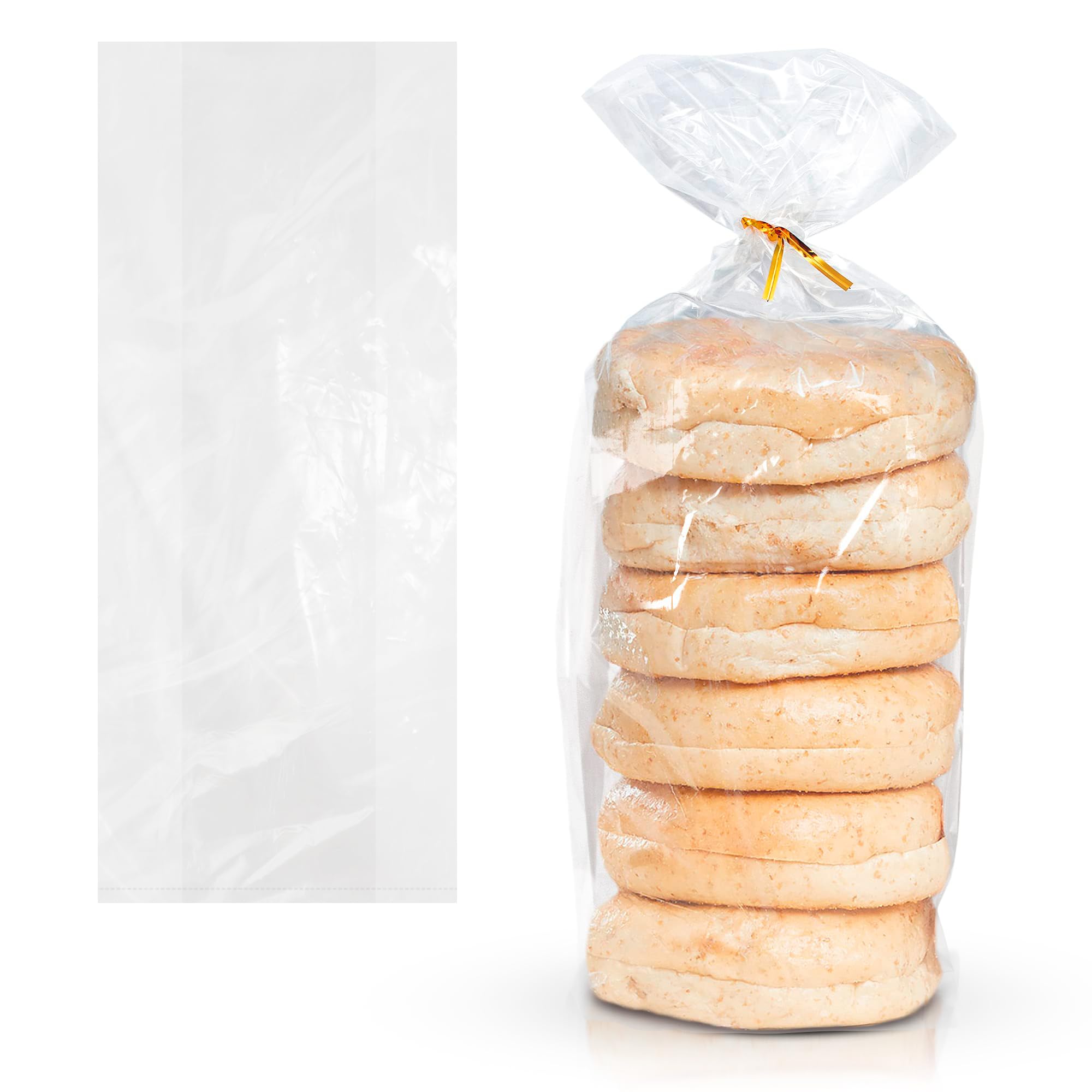 APQ Plastic Bread Bags for Homemade Bread - 8