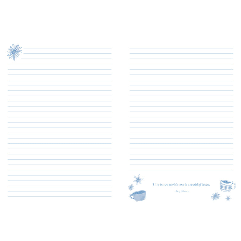 Gilmore Girls Embroidered Notebook - Lined Journal for Writing, Note Taking & Gift Giving - Perfect for Fans, Students & Journaling Enthusiasts