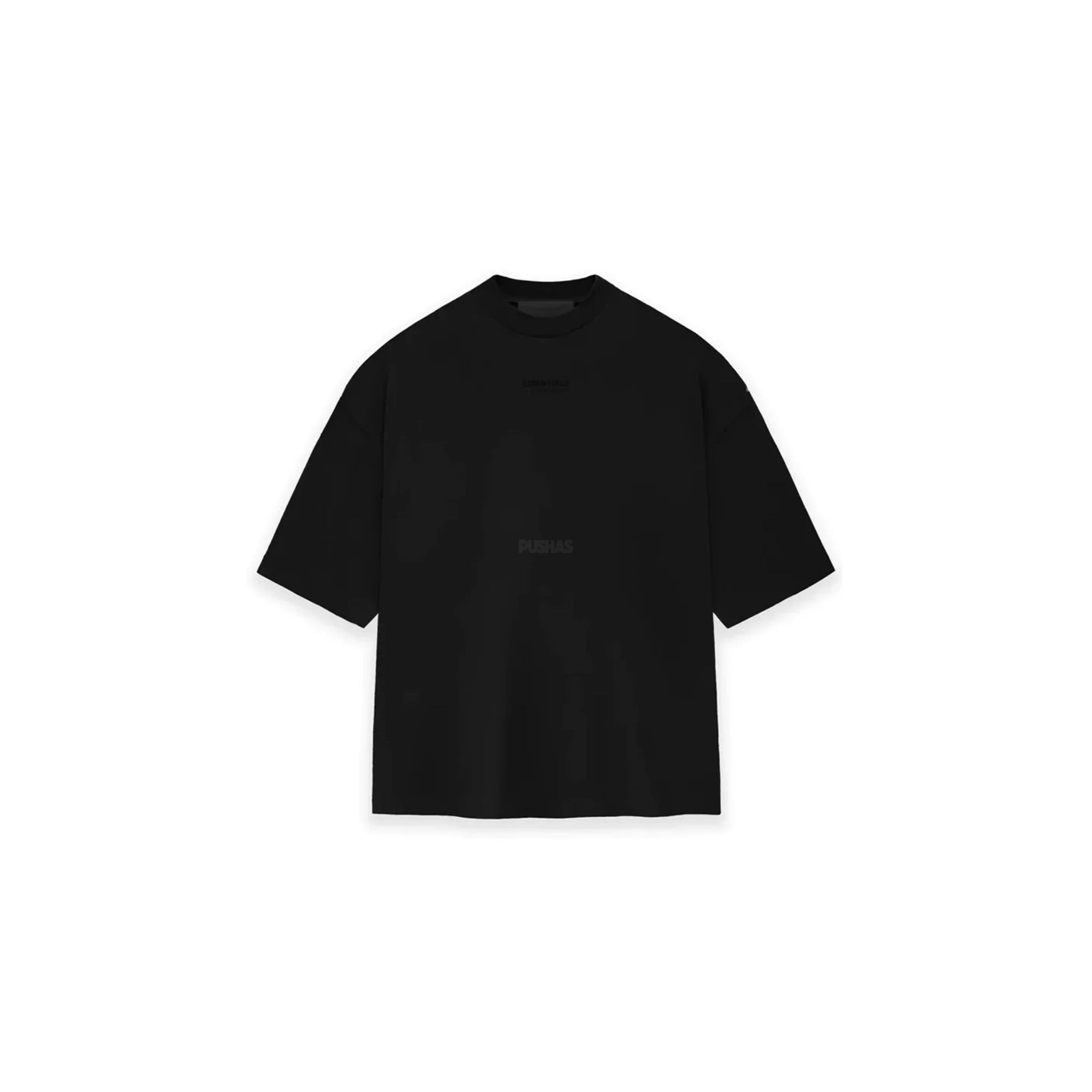 ESSENTIALS Jet Black T-Shirt (2023) - Premium Cotton Comfort Fit Tee for Men & Women | Casual Wear, Street Style, Everyday Outfits