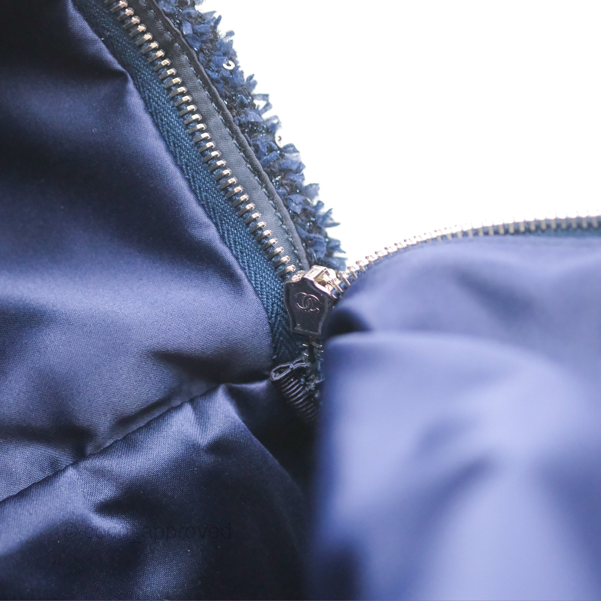 Chanel Astronaut Essentials Backpack - Navy Blue Tweed & Nylon Luxury Designer Backpack for Women | Perfect for Travel, Work & Everyday Use