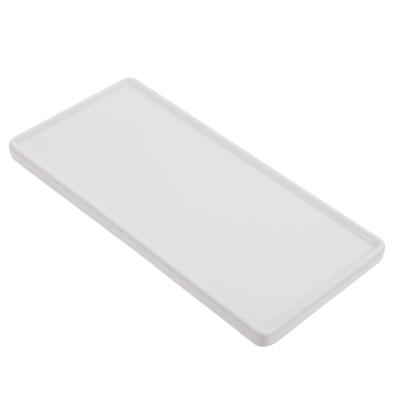 Japanese Ceramic Sushi Plates - White Rectangular Serving Trays for Appetizers & Desserts | Perfect for Sushi, Sashimi & Party Snacks
