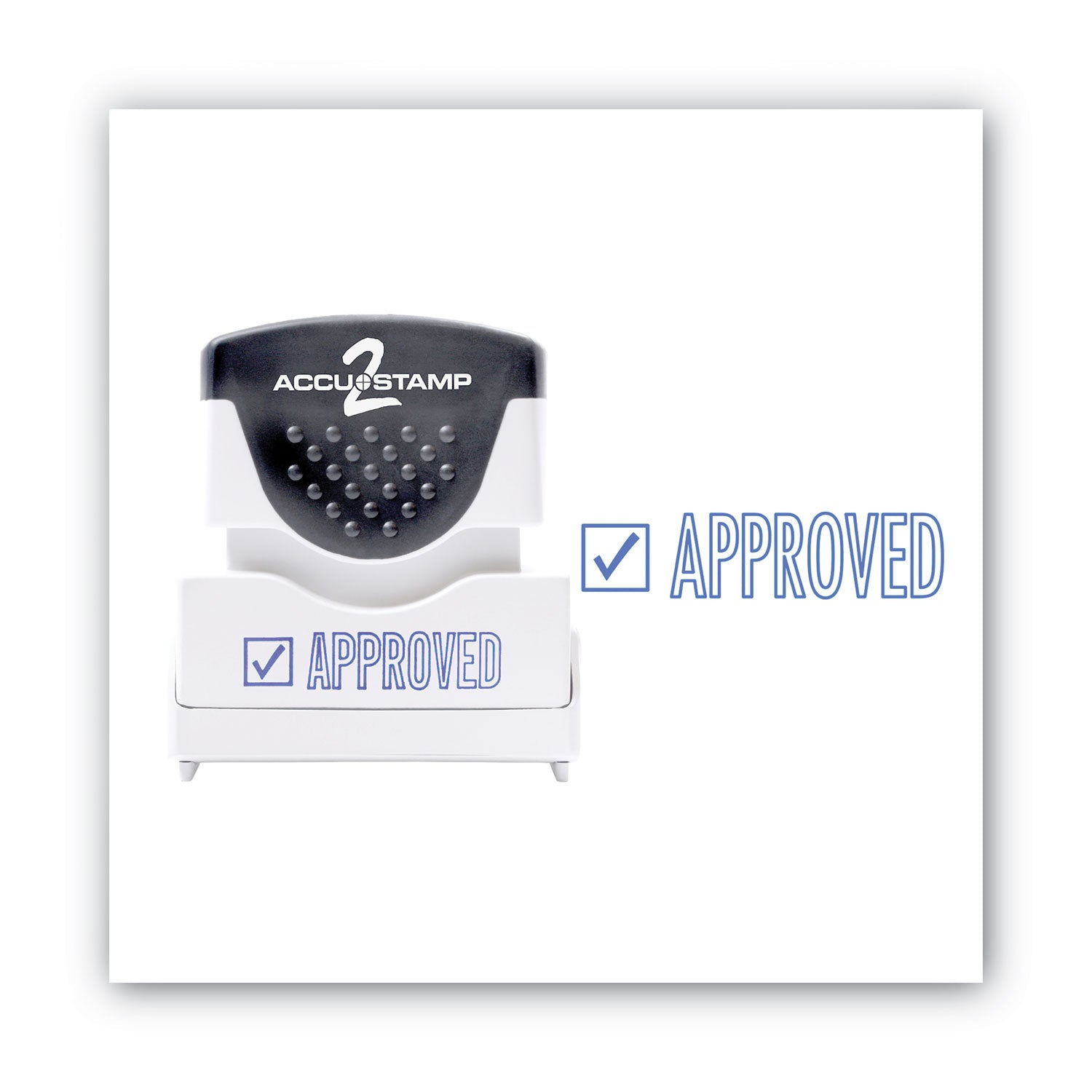 ACCUSTAMP2® Pre-Inked Shutter Stamp - Blue, Approved, 1.63