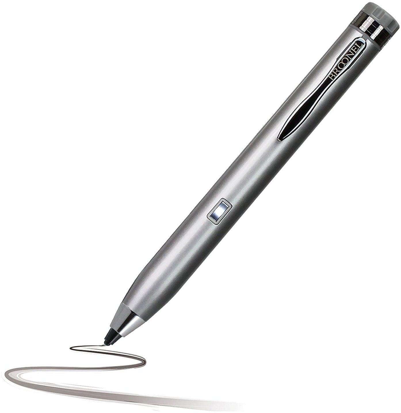 Premium Silver Fine Point Digital Active Stylus Pen for ASUS Laptops - Compatible with X555QA, X570UD & X571GD 15.6