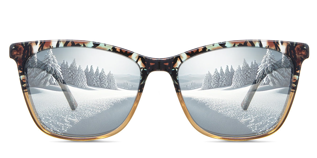 Paisley Print Women's Prescription Tinted Glasses - Stylish & UV Protection for Outdoor Activities, Driving, and Fashion Accessories