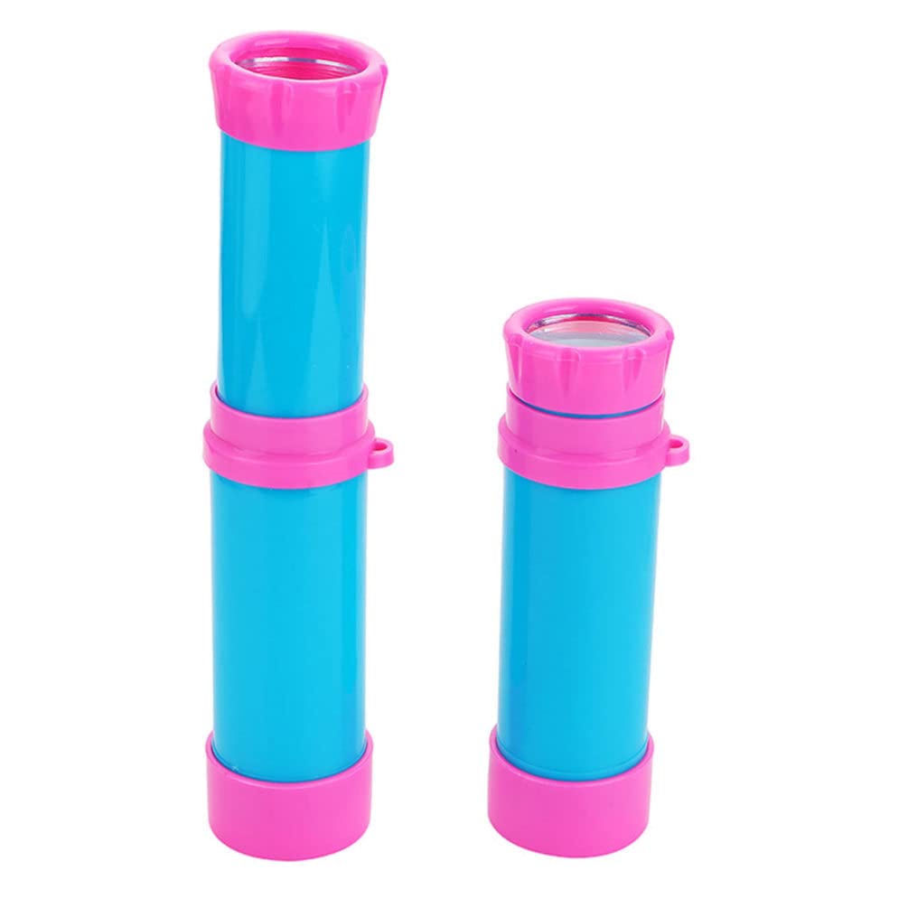 2PCS Kids Telescope Toy - Portable Pocket Pirate Monocular Spyglass for Boys & Girls | Outdoor Exploration, Science Education & Adventure Play | Random Colors (Perfect for Camping, Hiking & Backyard Discovery)