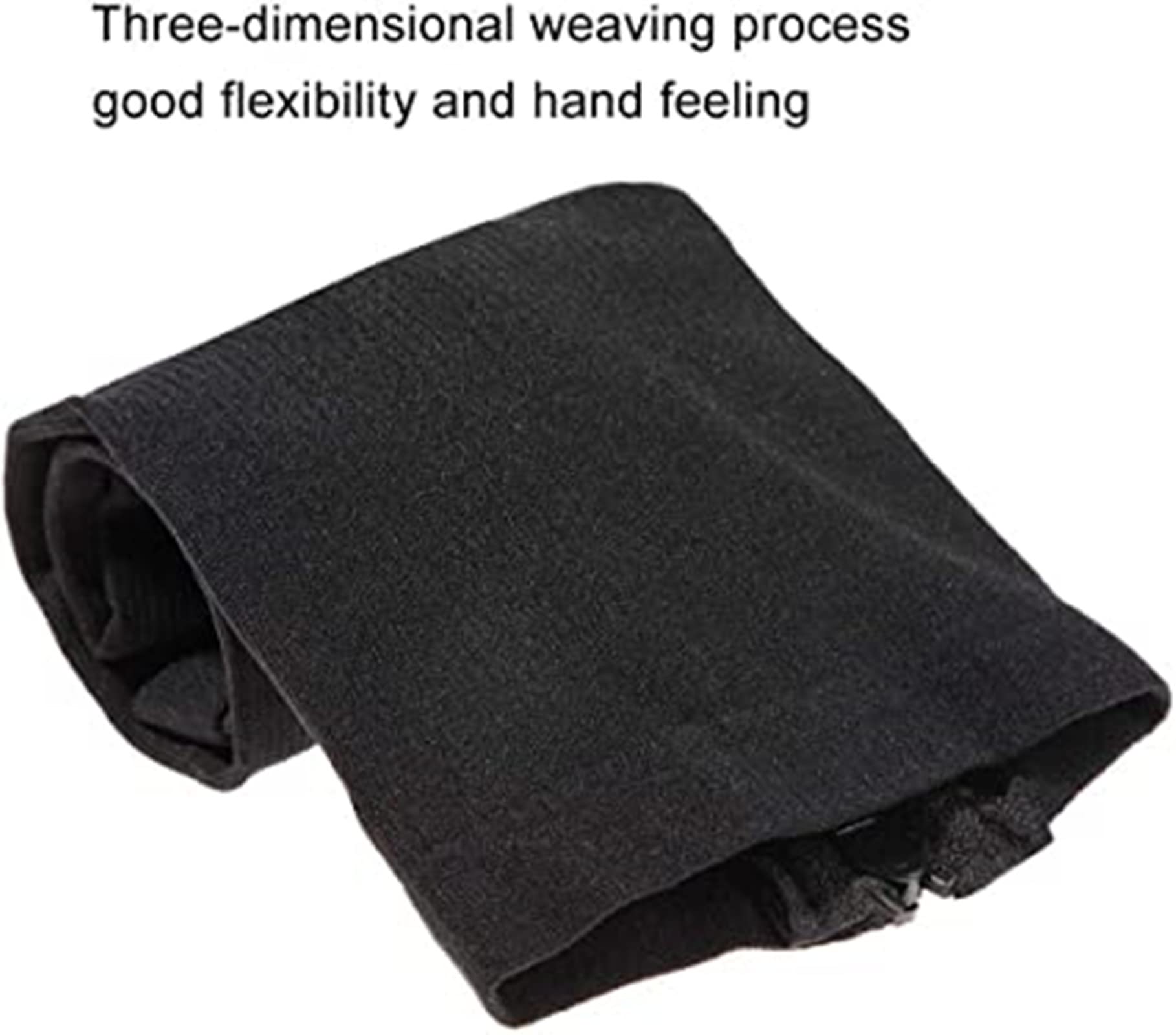3 Packs Plus Size Compression Socks with Zipper - Knee High 15-20 mmHg Support Socks for Women & Men - Open Toe Circulation Socks for Varicose Veins & Swelling Relief - Perfect for Travel, Nursing & Long Work Shifts