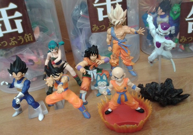 Bandai Dragon Ball Z DBZ Gashapon HG Part 2 - 7-Piece Mini Trading Figure Set - Collectible Anime Action Figures for Display & Gifts - Perfect for Fans, Collectors & Home Decor