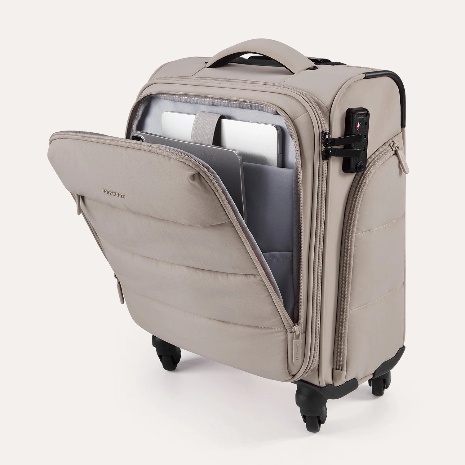 Bagsmart 16-Inch Personal Item Carry-On Luggage - Perfect for Air Travel, Weekend Getaways & Business Trips