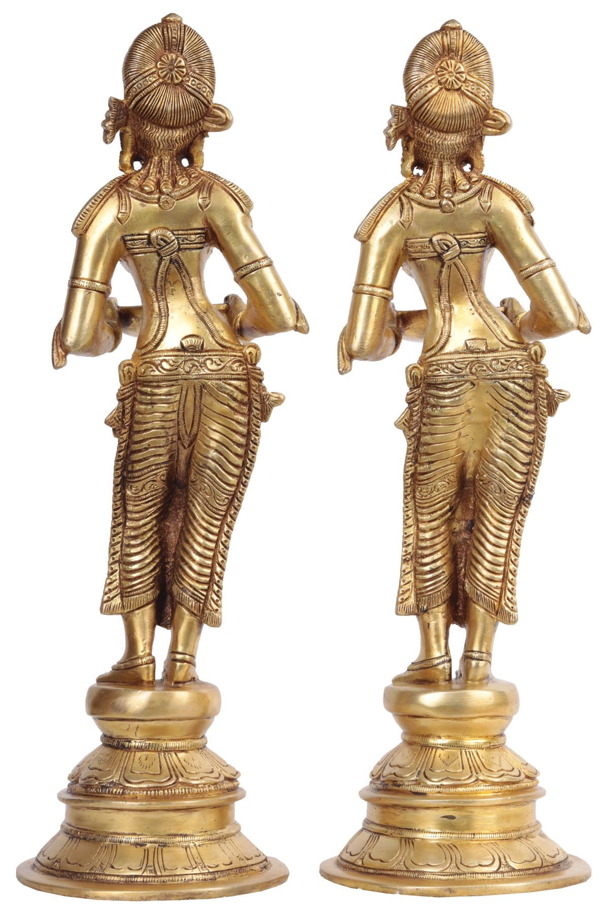 Deepalakshmi Home Décor Statue - Handcrafted Hindu Goddess Lakshmi Idol for Prosperity & Good Fortune | Perfect for Pooja Room, Living Room, or Gift Giving