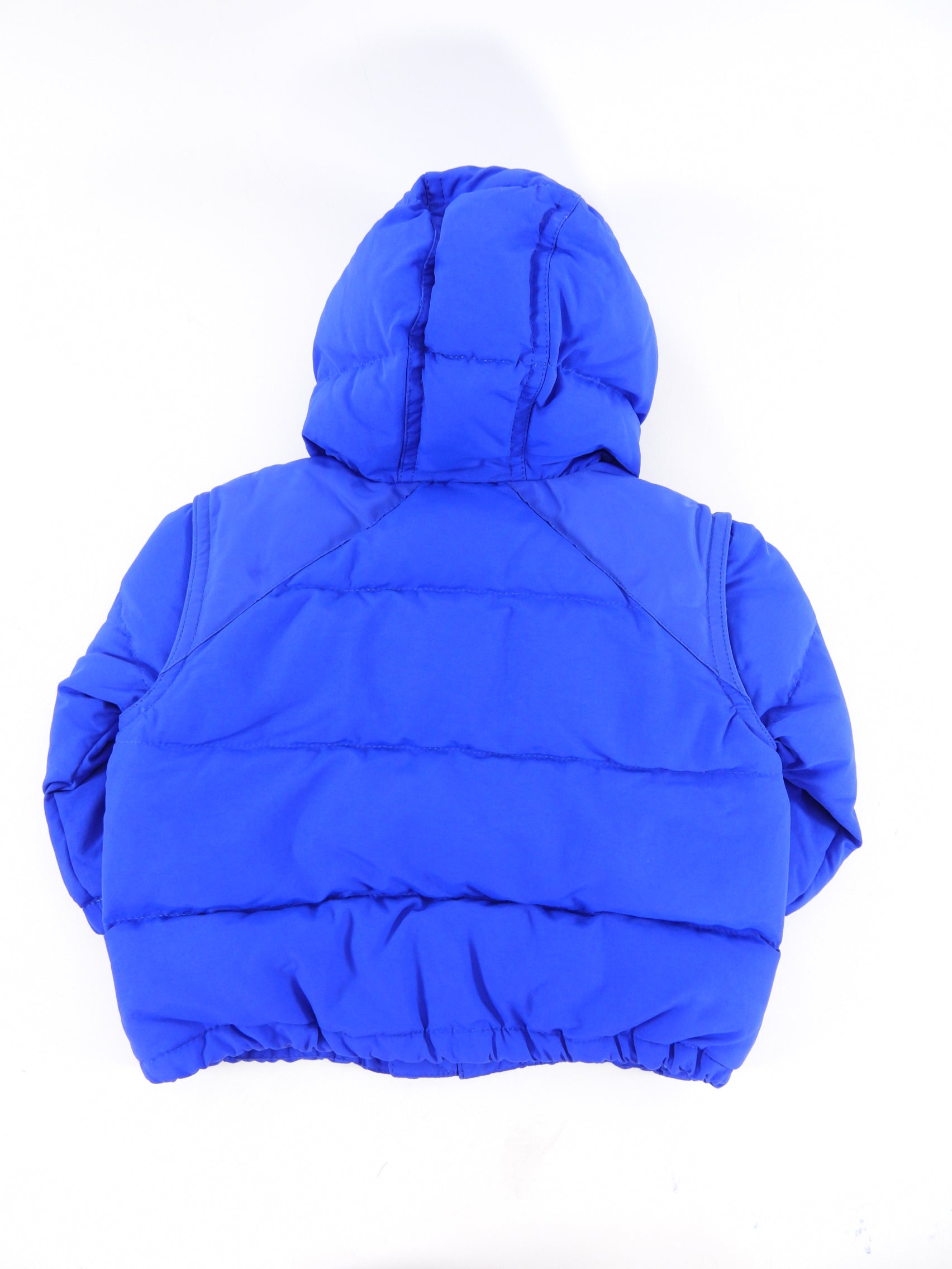 Burberry Kids Blue Down Puffer Jacket for Boys & Girls - Warm Winter Coat for Infants 6 Months - Perfect for Outdoor Play & Cold Weather Adventures