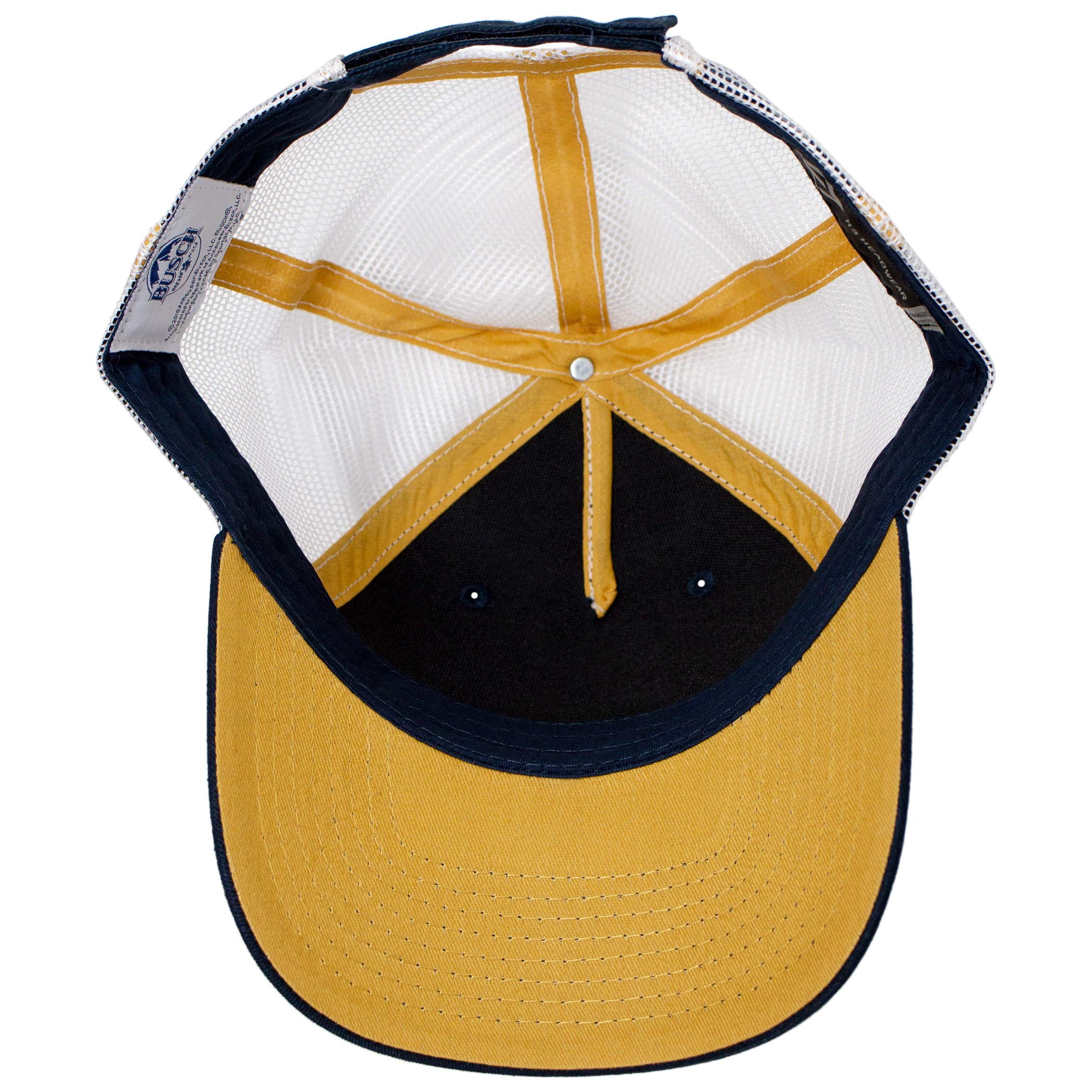 Busch Adjustable Trucker Hat - Adjustable Snapback Cap for Men & Women - Perfect for Outdoor Activities, Sports, and Casual Wear