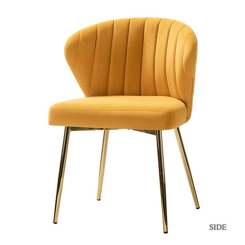 Luxury Aruna Velvet Upholstered Accent Chair - Soft Velvet Fabric, Comfortable Seating for Living Room, Bedroom, or Office - Elegant Home Decor & Stylish Furniture