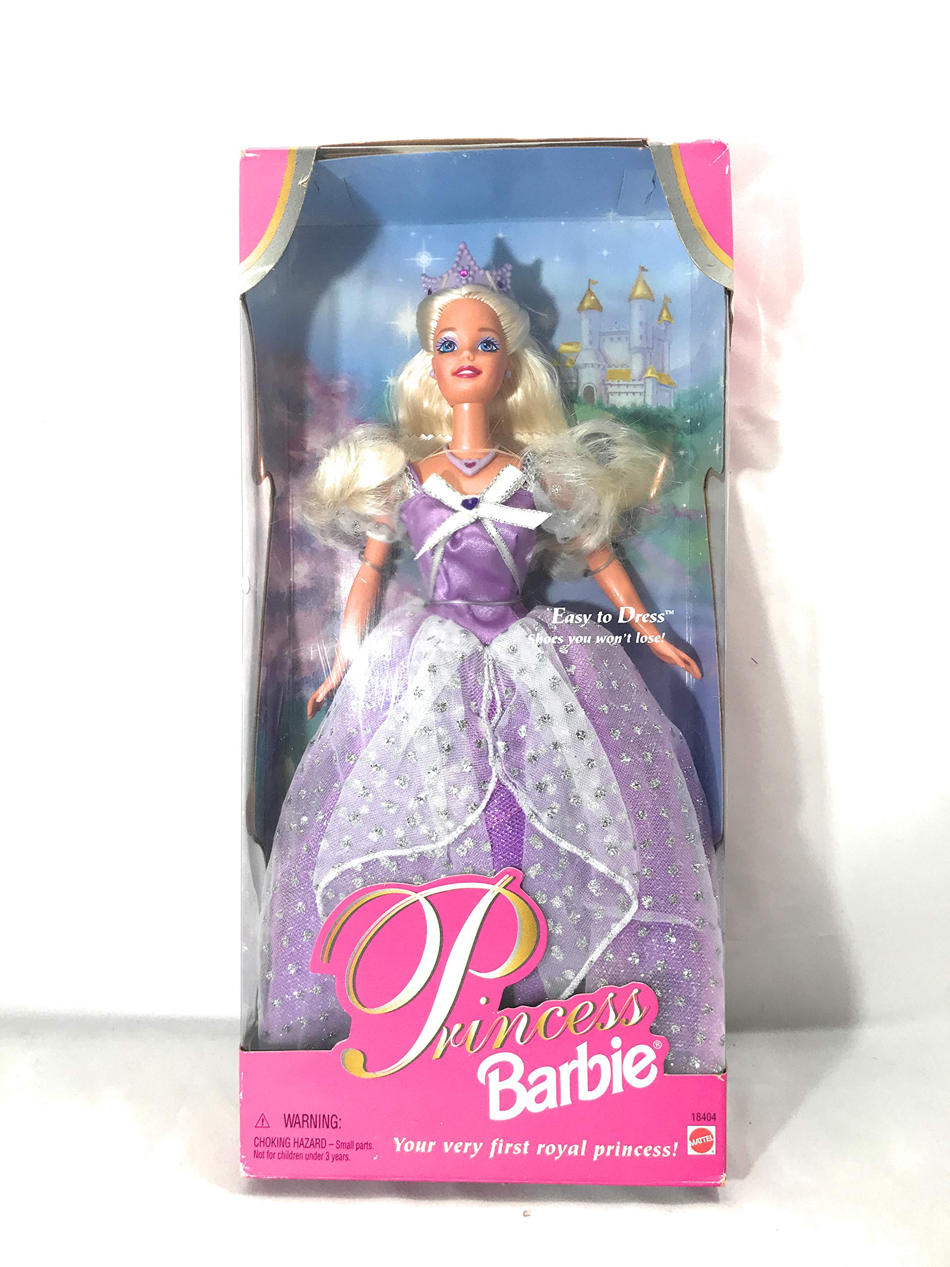 1997 Princess Barbie Doll in Purple Dress - Vintage Collectible Toy for Display & Play | Perfect for Barbie Enthusiasts & Collectors