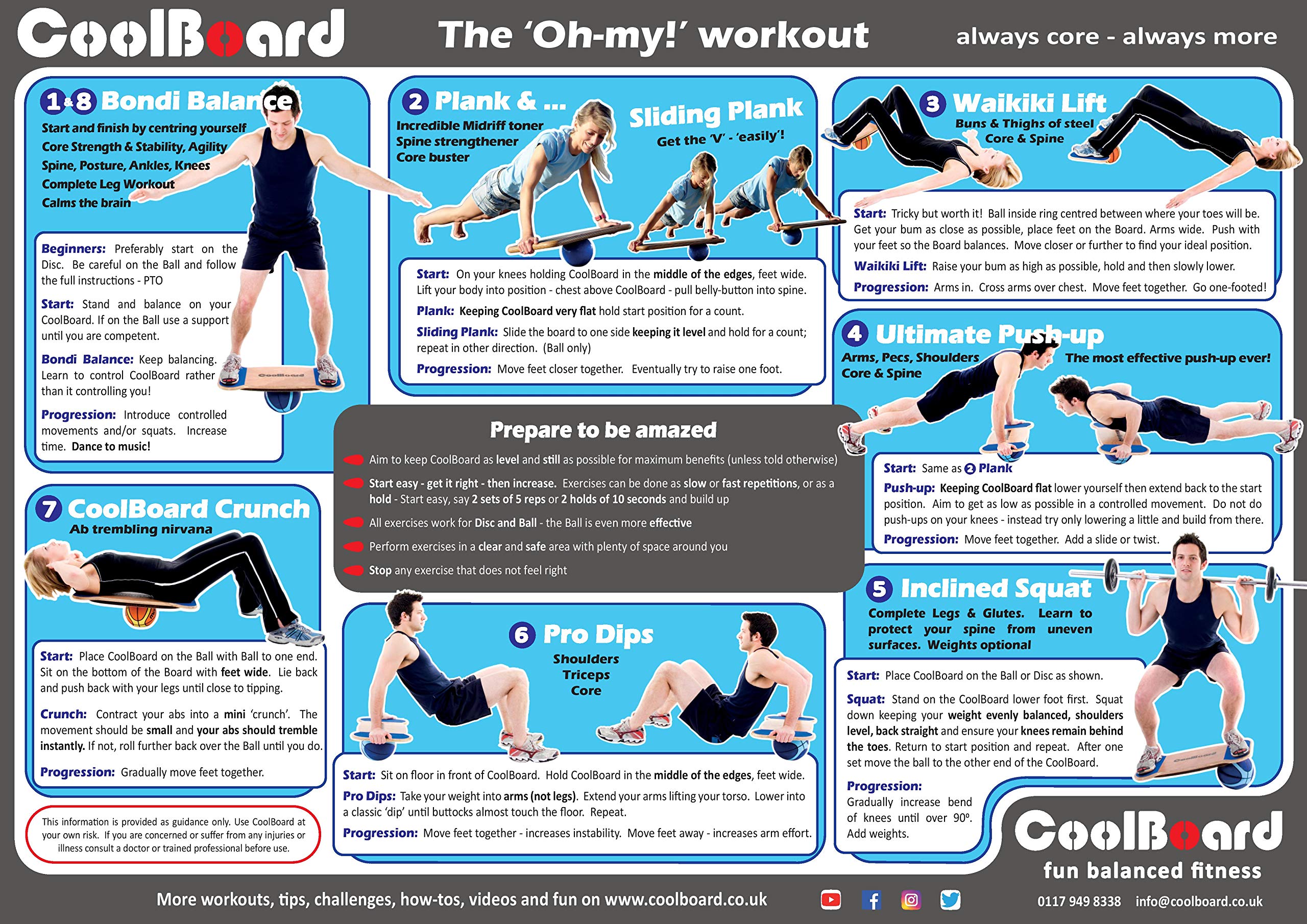 Premium Wobble Boards for Balance & Core Training - Adjustable Stability Board for Fitness, Physical Therapy, Standing Desk & Sensory Needs - ADHD, Dyslexia & Movement Aid for Home & Office Use