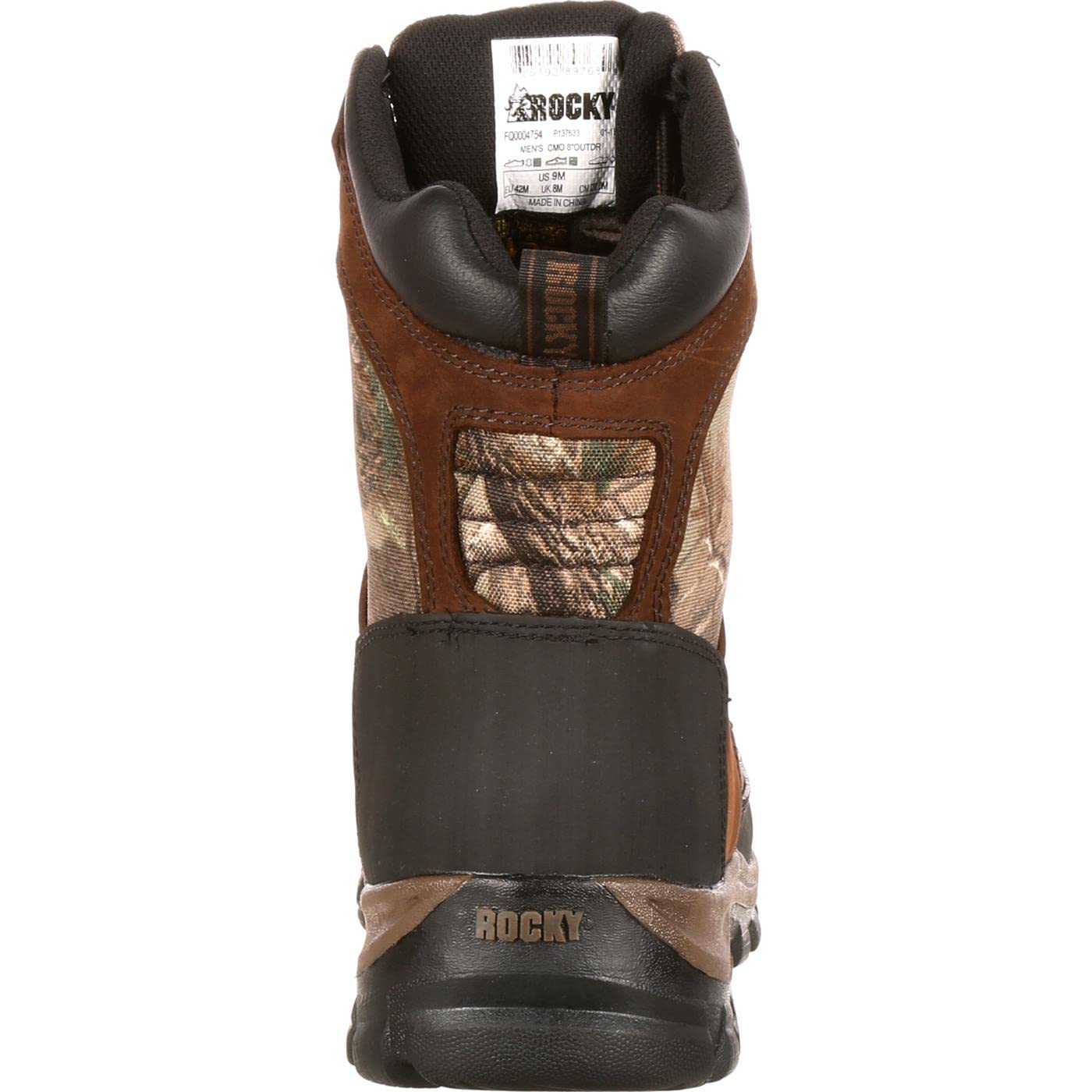 ROCKY Core Waterproof 800G Insulated Winter Boots for Men - Heavy Duty Cold Weather Hiking & Hunting Boots for Snow, Rain & Outdoor Adventures