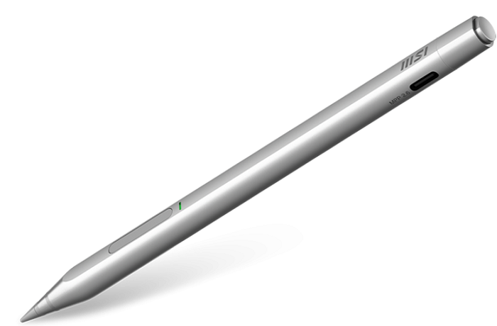 MSI Pen 2 Stylus with Haptic Feedback & Customization App - 2 Color Options for Digital Art, Note Taking & Graphic Design