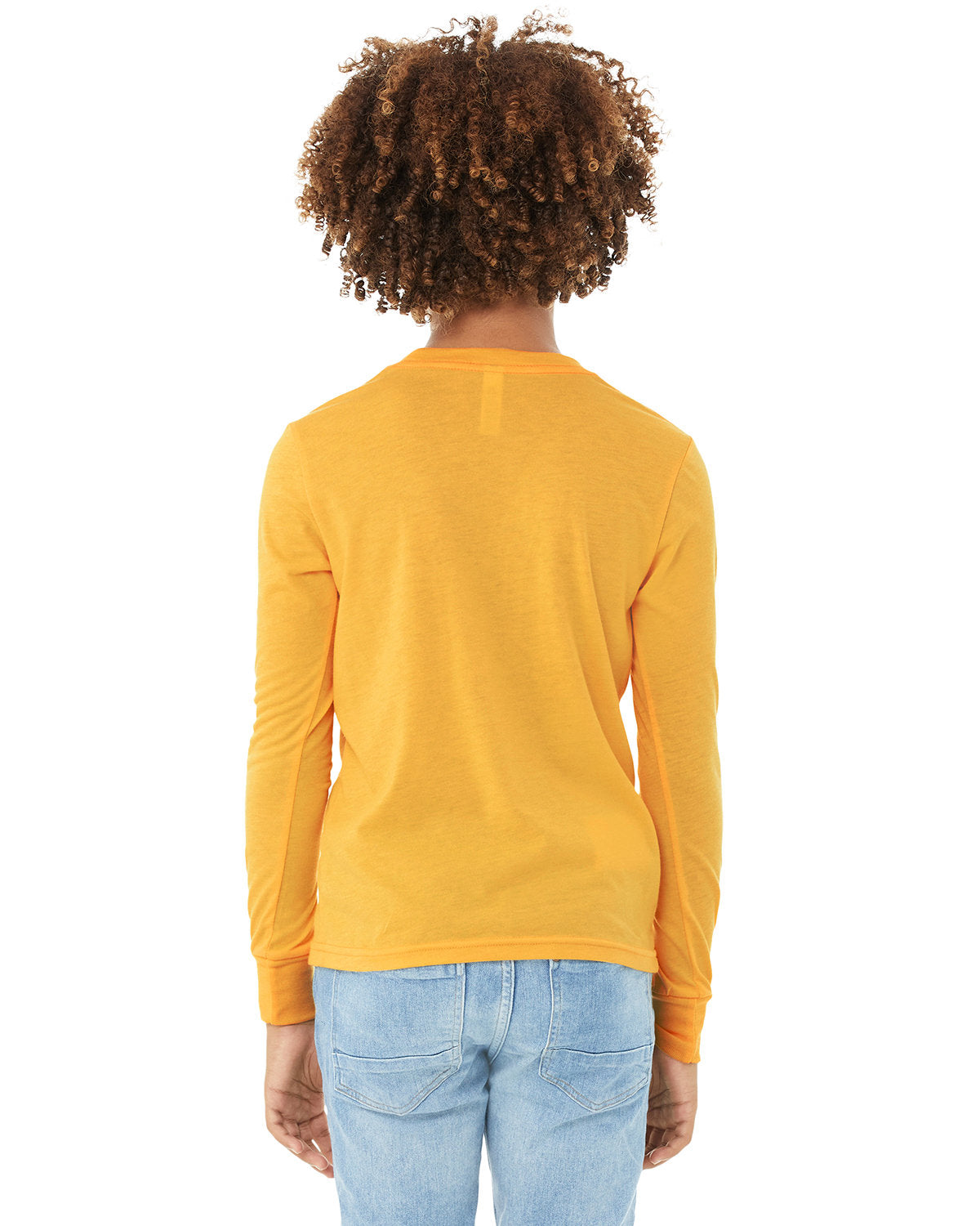 Bella + Canvas 3501Y Youth Long Sleeve T-Shirt - Soft Cotton Jersey Tee for Kids | Perfect for School, Sports & Everyday Wear
