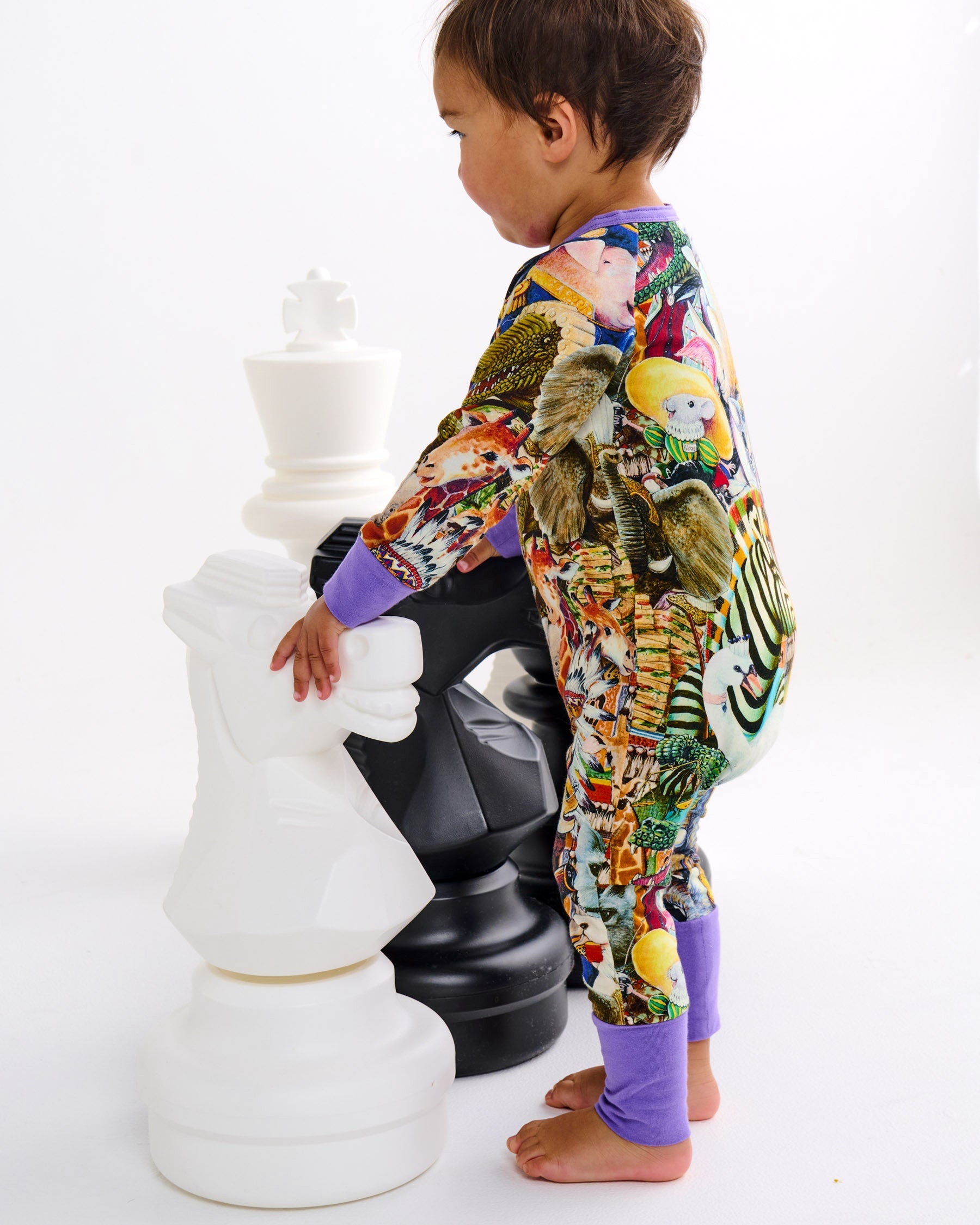 Kip&Co x Eleventh Hour Organic Cotton Long Sleeve Zip Romper - Soft Baby Jumpsuit for Boys & Girls | Perfect for Playdates, Birthday Parties & Family Photos