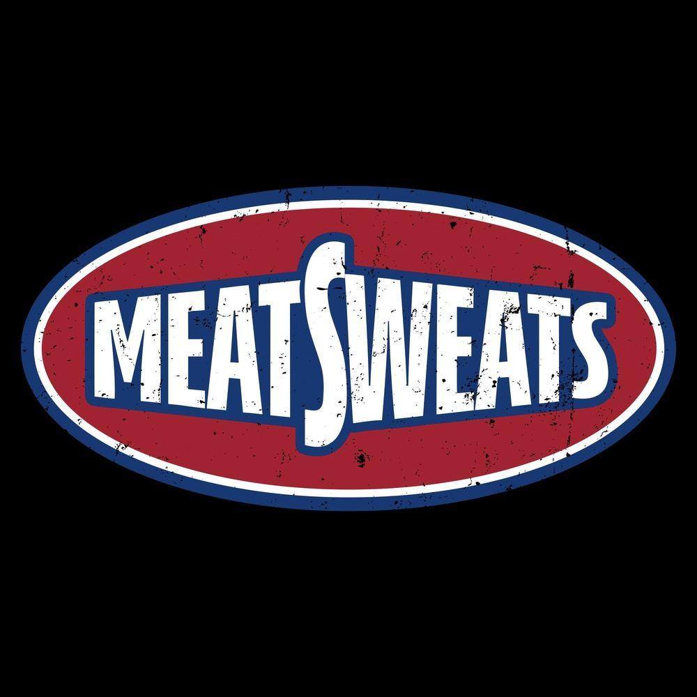 Funny Meat Sweats T-Shirt for Men & Women - Black Cotton Graphic Tee - Perfect for BBQ, Grilling & Meat Lovers