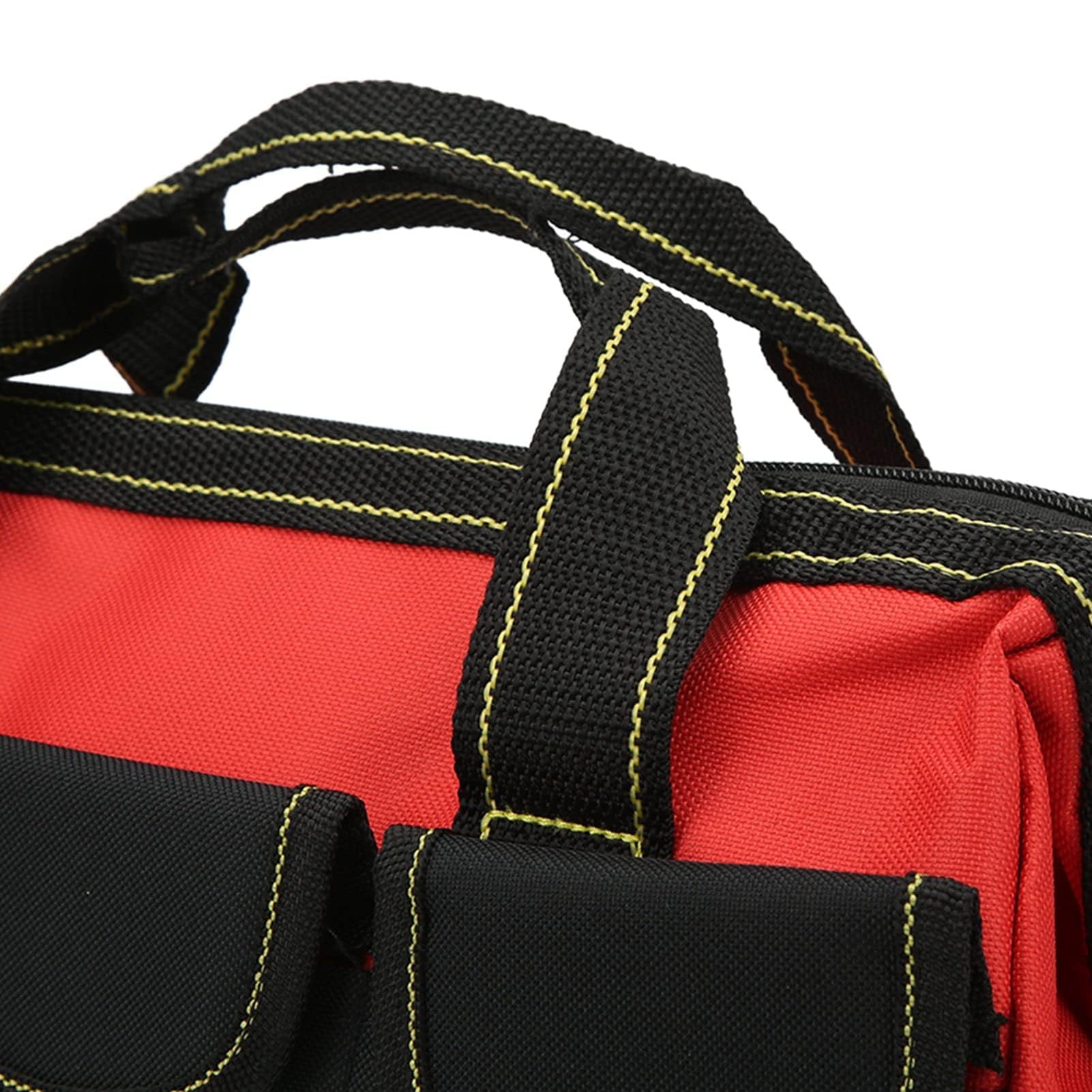 Durable 13in Waterproof Tool Storage Bag - 1680D Double Strand Oxford Cloth, Multi-Pocket Wide Mouth Organizer for Home, Workshop & DIY Tools | Perfect for Contractors, Handymen & Home Improvement Projects