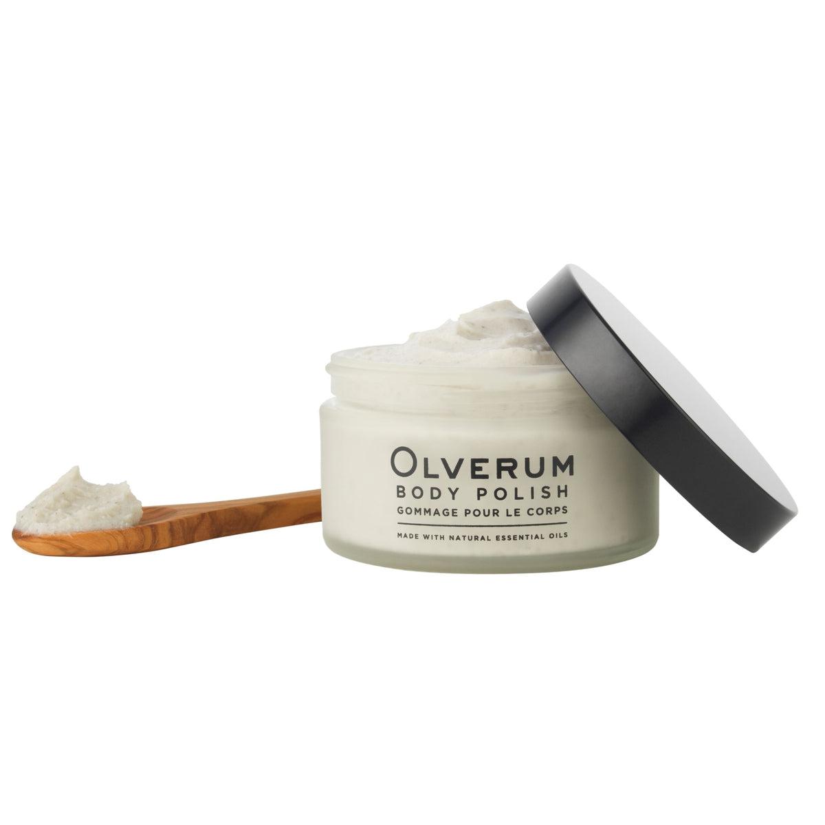 Olverum Exfoliating Body Scrub - Natural & Organic Body Polish for Smooth, Glowing Skin | Perfect for Spa Day, Post-Workout Refresh & Dry Skin Care