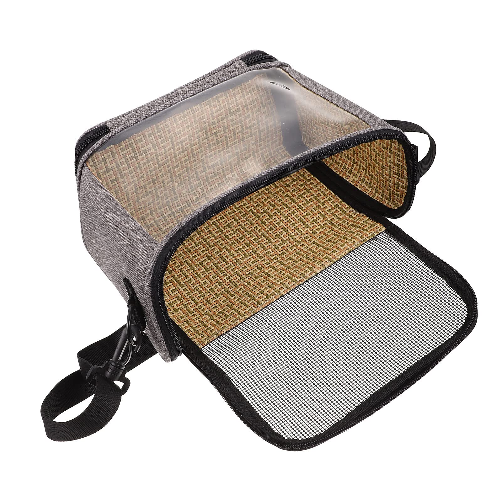 1pc Transparent PVC Parrot Bag - Bird Cage Net Crossbody Handbag for Cockatiels & Small Birds - Outdoor Travel, Carrying & Storage Organizer - Perfect for Bird Shows, Vet Visits & Outdoor Adventures