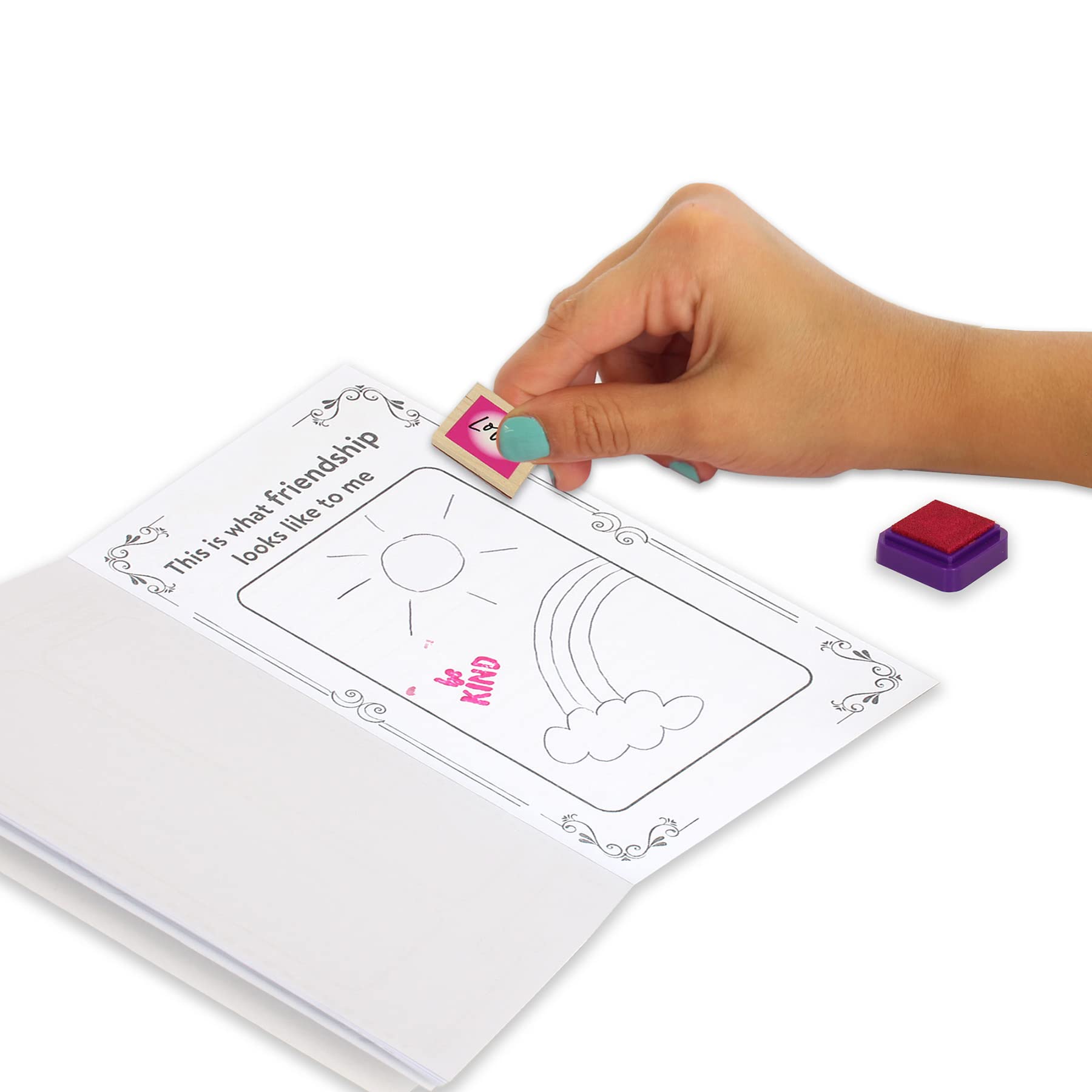 Tara Toys Acts of Kindness Sweet Sayings Craft Kit for Kids - DIY Friendship Card Making Set with Inspirational Messages - Perfect for Classroom Activities, Birthday Gifts & Kindness Projects