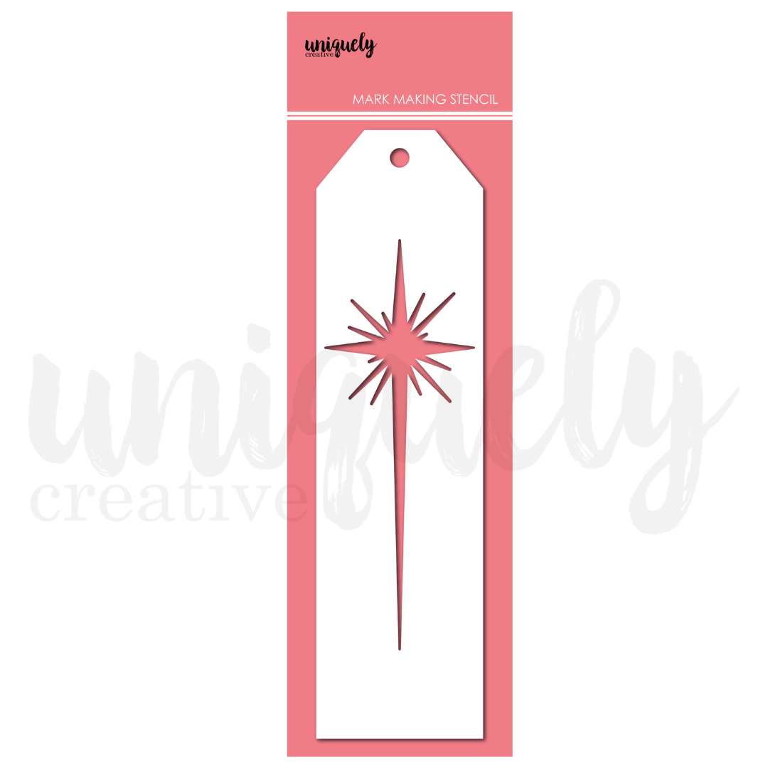 Nativity Star Mark Making Stencil - Christmas Craft Stencil for DIY Holiday Decorations, Scrapbooking & Card Making - Perfect for Holiday Home Decor, Church Events & Gift Wrapping