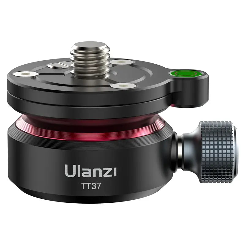 Ulanzi TT37 Mini Leveling Base for Tripod Head T065GBB1 - Compact Tripod Leveling Base for DSLR Camera, Video Shooting & Photography - Perfect for Travel, Vlogging & Outdoor Adventures