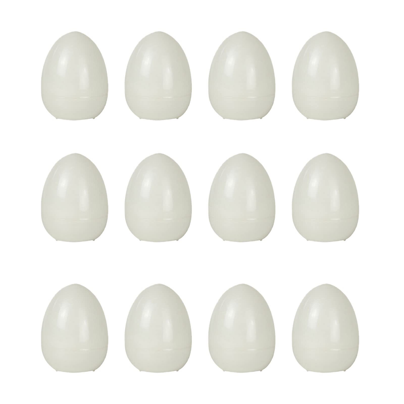 12PCS LED Egg Shaped Night Lights for Kids - Battery Powered Easter Egg Lights for Bedroom, Bathroom, Nursery - Cute Mini Nightlights for Girls & Boys Home Decor (Perfect for Easter Gifts, Kids' Rooms & Holiday Decorations)