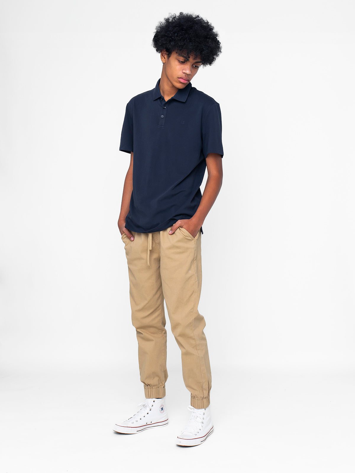 Premium Men's Classic Fit Polo Shirt - Soft Cotton, Breathable & Comfortable - Navy Blue - Casual Office Wear, Golf Outfits & Weekend Style