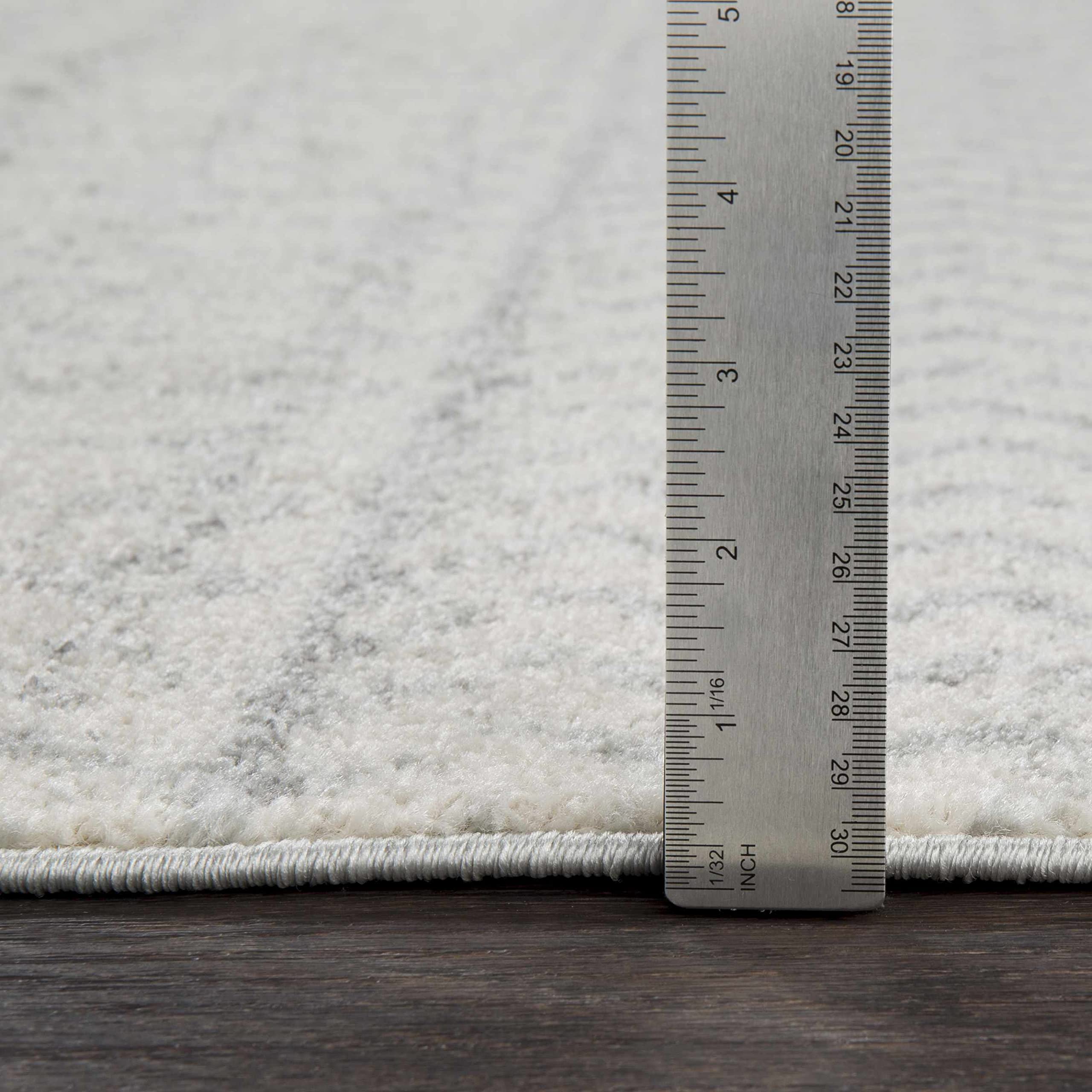 Bohemian Global Style Hauteloom Harput Area Rug - 10' x 13' Gray & White - Perfect for Living Room & Bedroom Decor - Soft & Durable for Home, Office or Airbnb