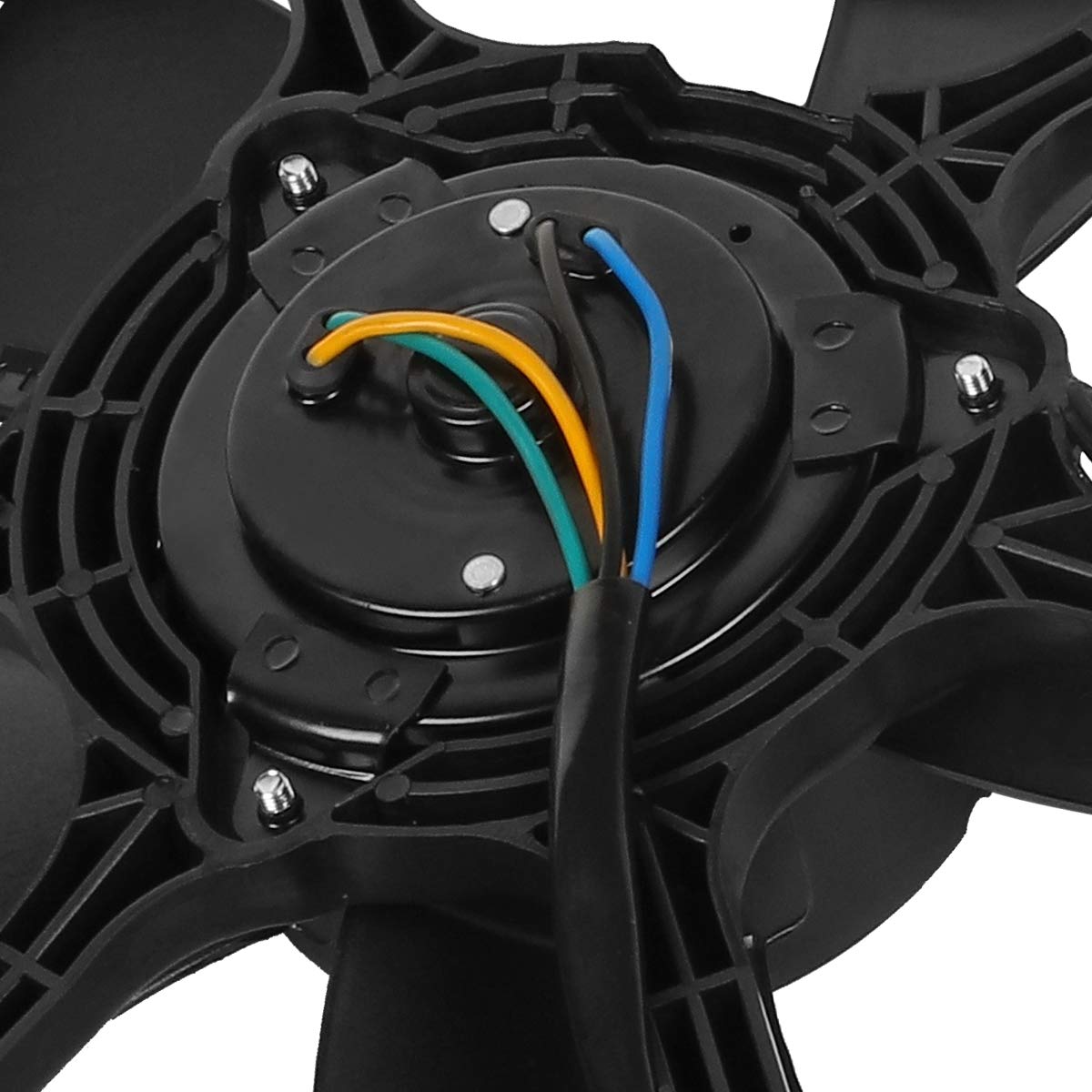 DNA MOTORING OEM-RF-0245 High Performance Radiator Cooling Fan Assembly - Direct Replacement for 2003-2007 Infiniti G35 & 2003-2006 Nissan 350Z - Improved Cooling Efficiency for Better Engine Performance - Perfect for Daily Driving & Hot Weather Conditions