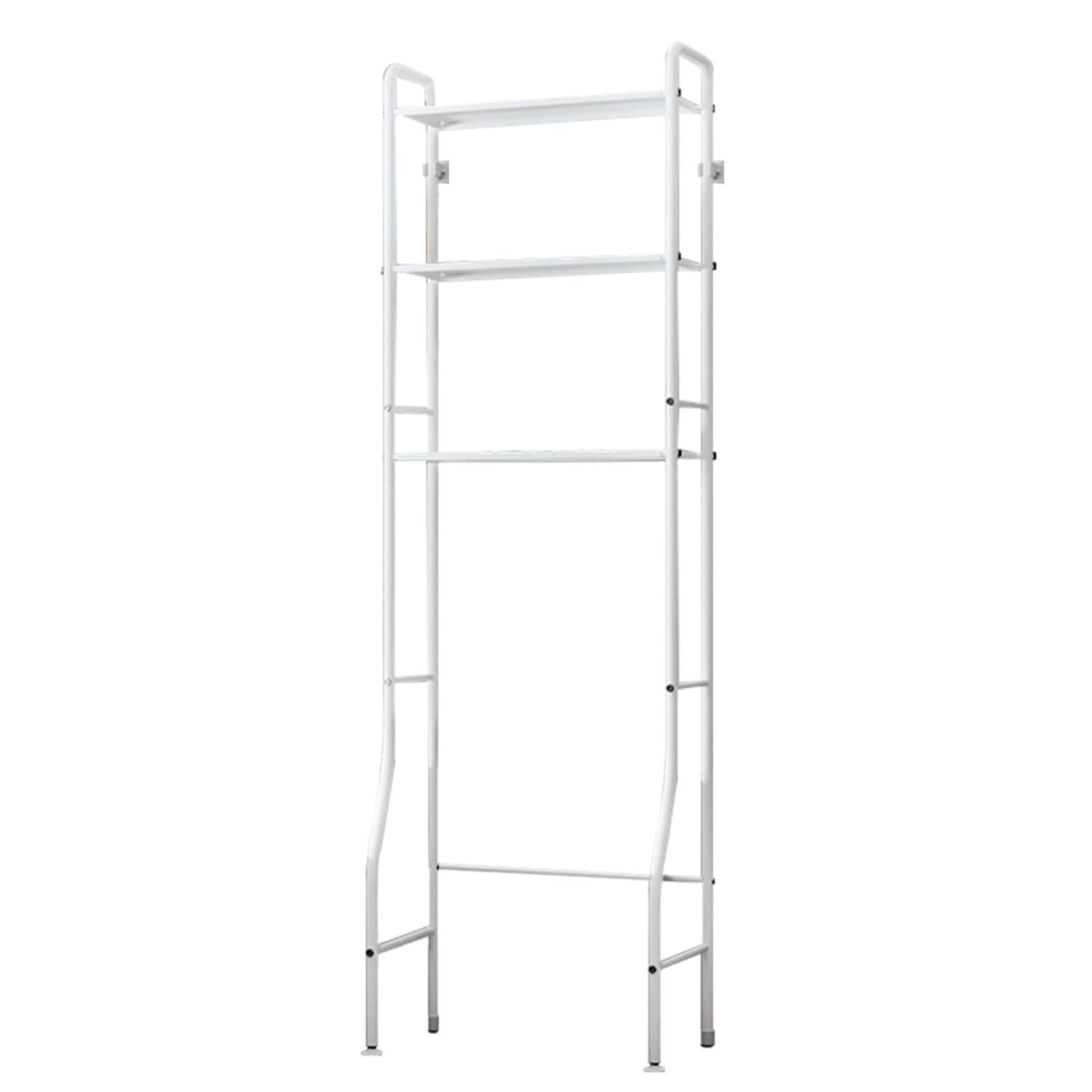 3-Tier Washing Machine Shelf Organizer - Over Toilet Bathroom Storage Rack, Space-Saving Home Gadget (68cm) - Perfect for Laundry Room, Bathroom & Small Space Organization