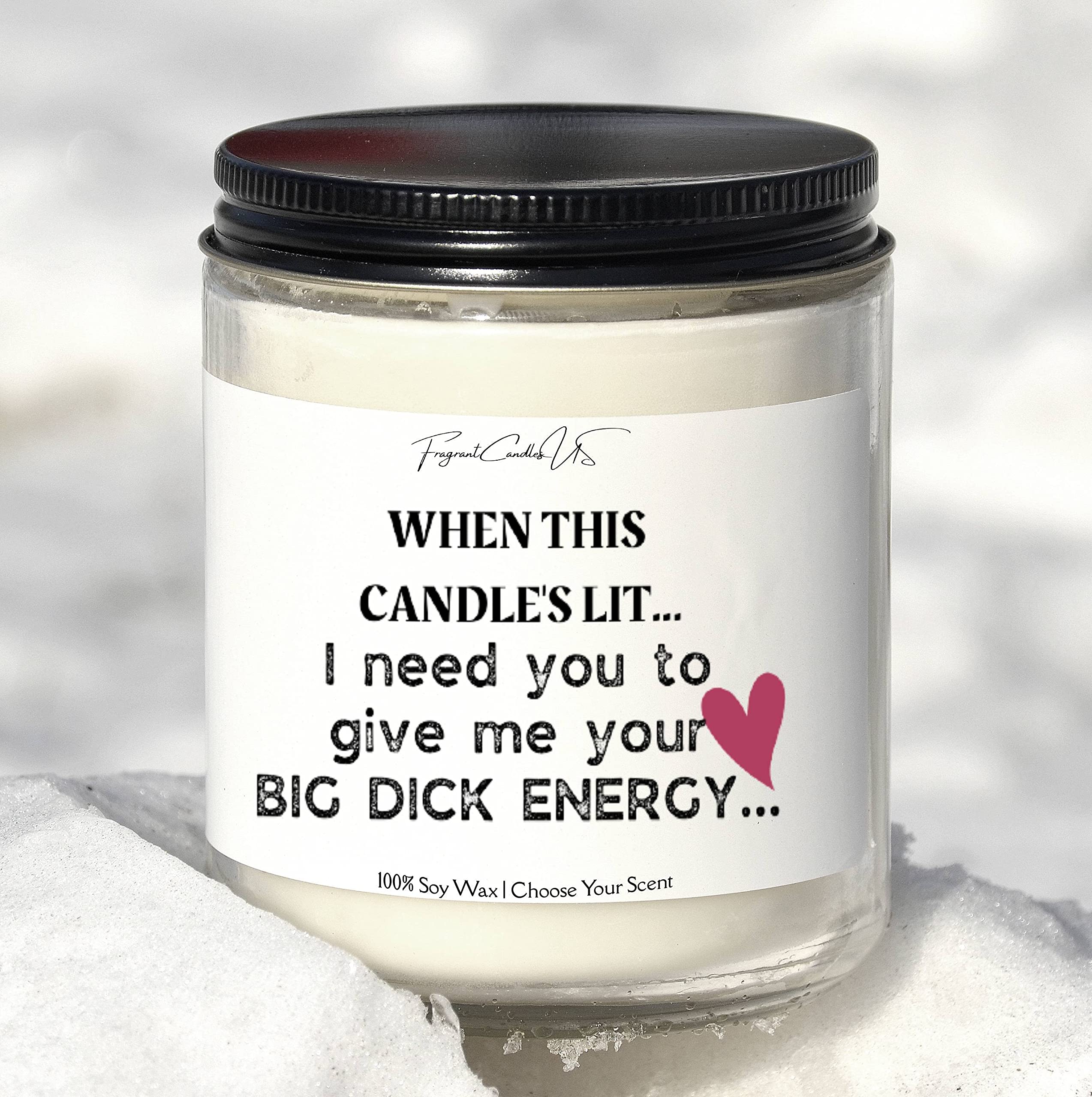 Romantic Valentine's Gifts for Him - Sexy Anniversary & Birthday Presents for Husband or Boyfriend - Funny Adult Gifts & WTF Candles - Perfect for Couples, Date Nights & Spicing Up Your Relationship