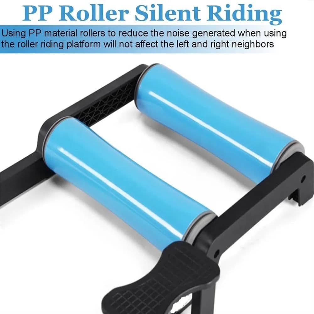 Foldable Bike Roller Trainers for Indoor Cycling - Compatible with 24